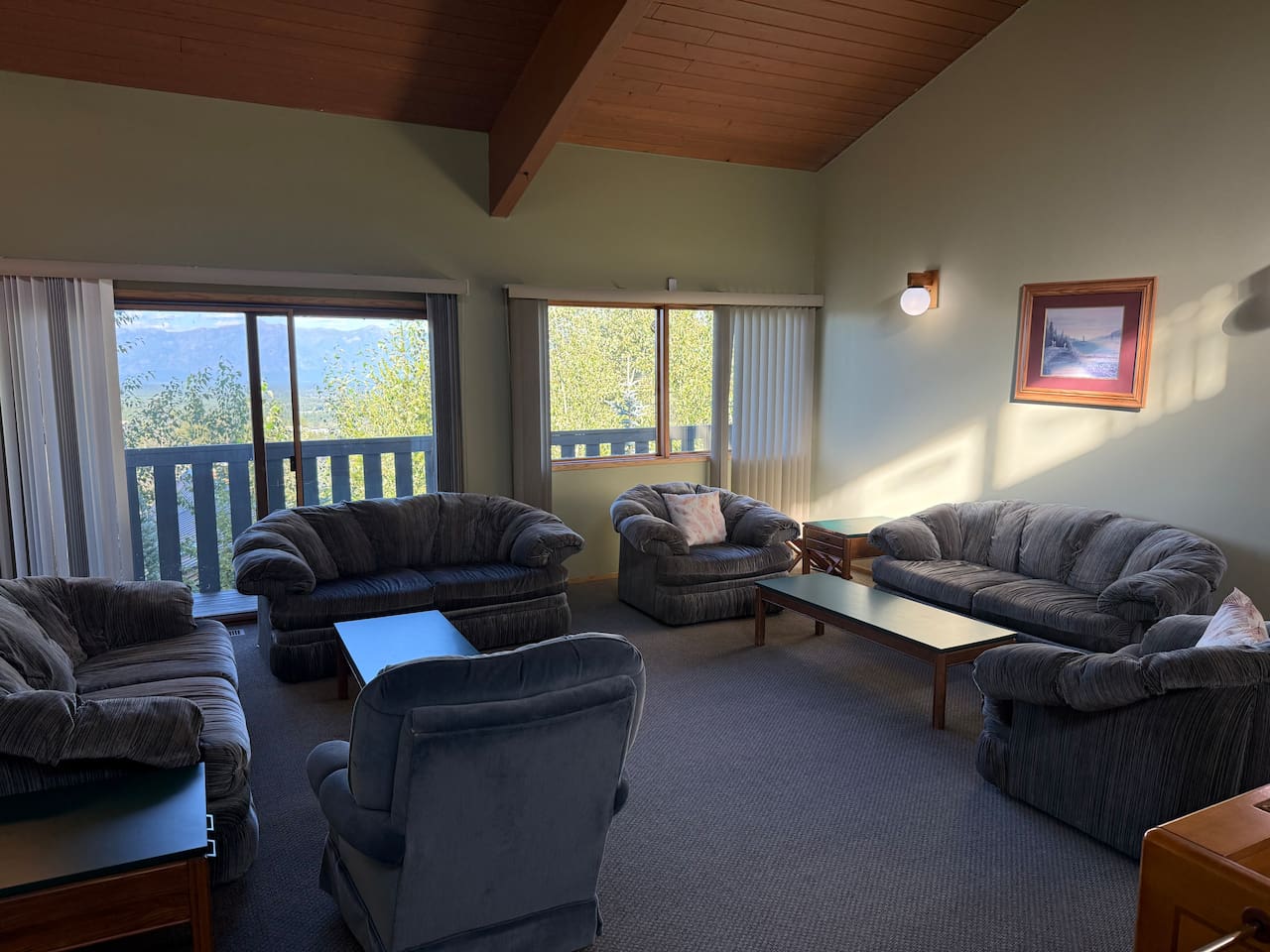 The lounge in the clubhouse is a great place for meeting other people or joining up with family for a games night. 