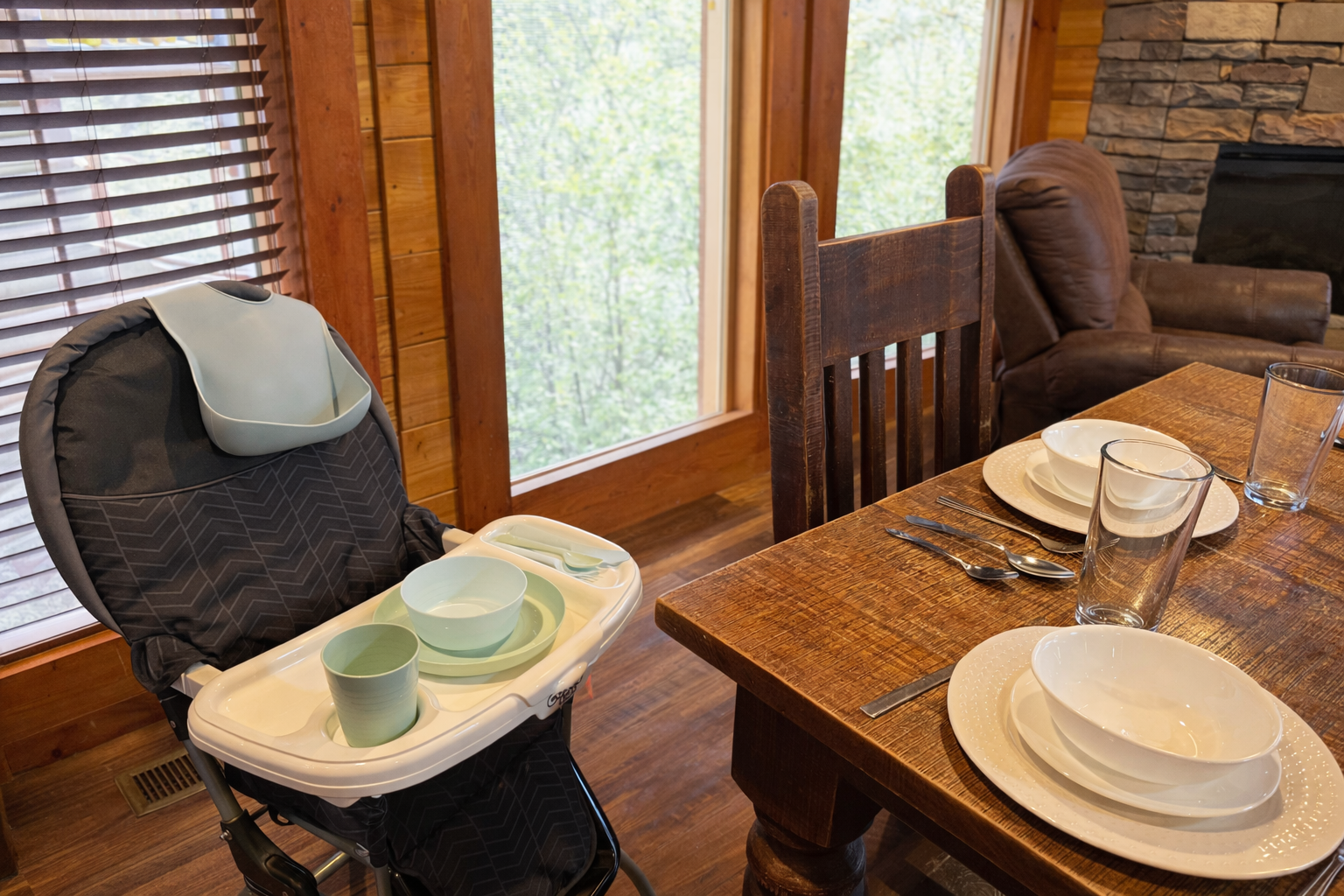 From toddlers to grandparents, everyone has a seat at the table—big meals, little moments, and family memories made even sweeter with a high chair for our youngest guests.