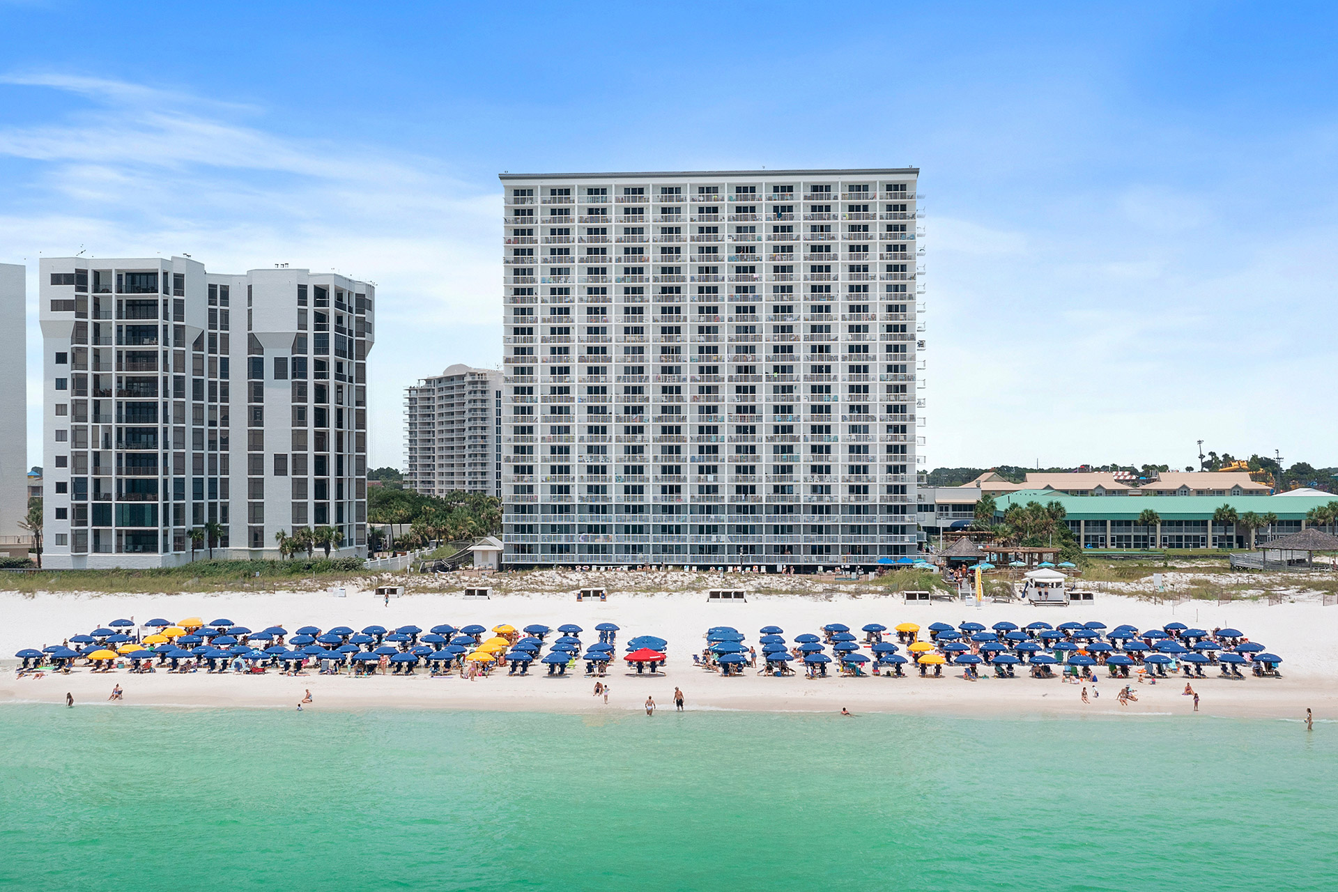 Gorgeous white sands of Pelican Beach Resort Destin FL