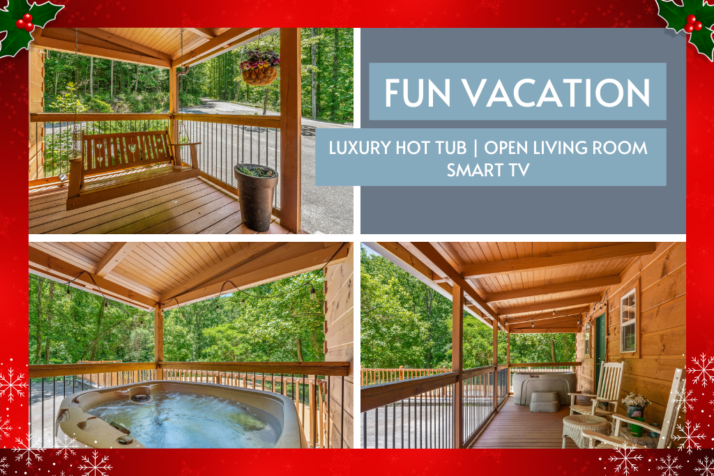 Private hot tub, cozy fire, Smart TV—your fun mountain getaway awaits!