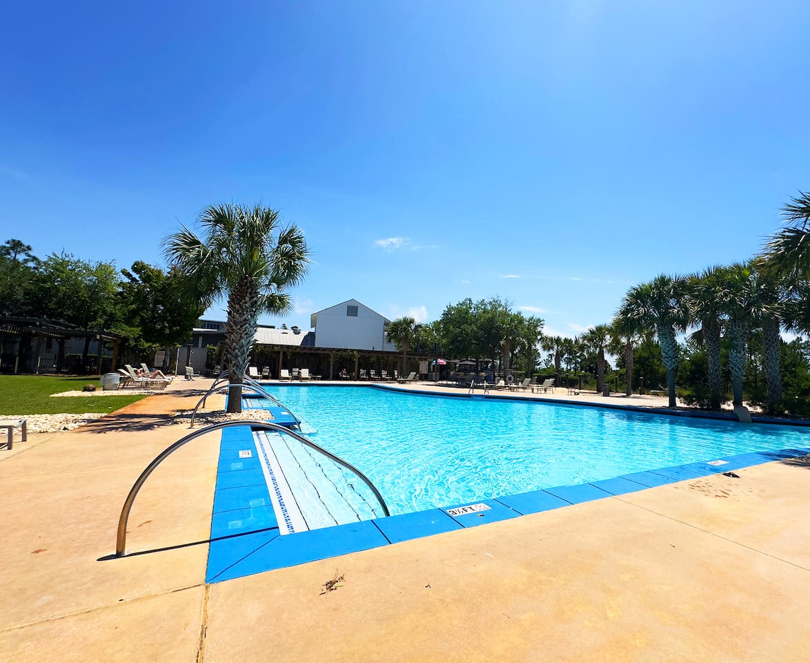 Cool off in the spacious community pool, perfect for sunny afternoons with family and friends