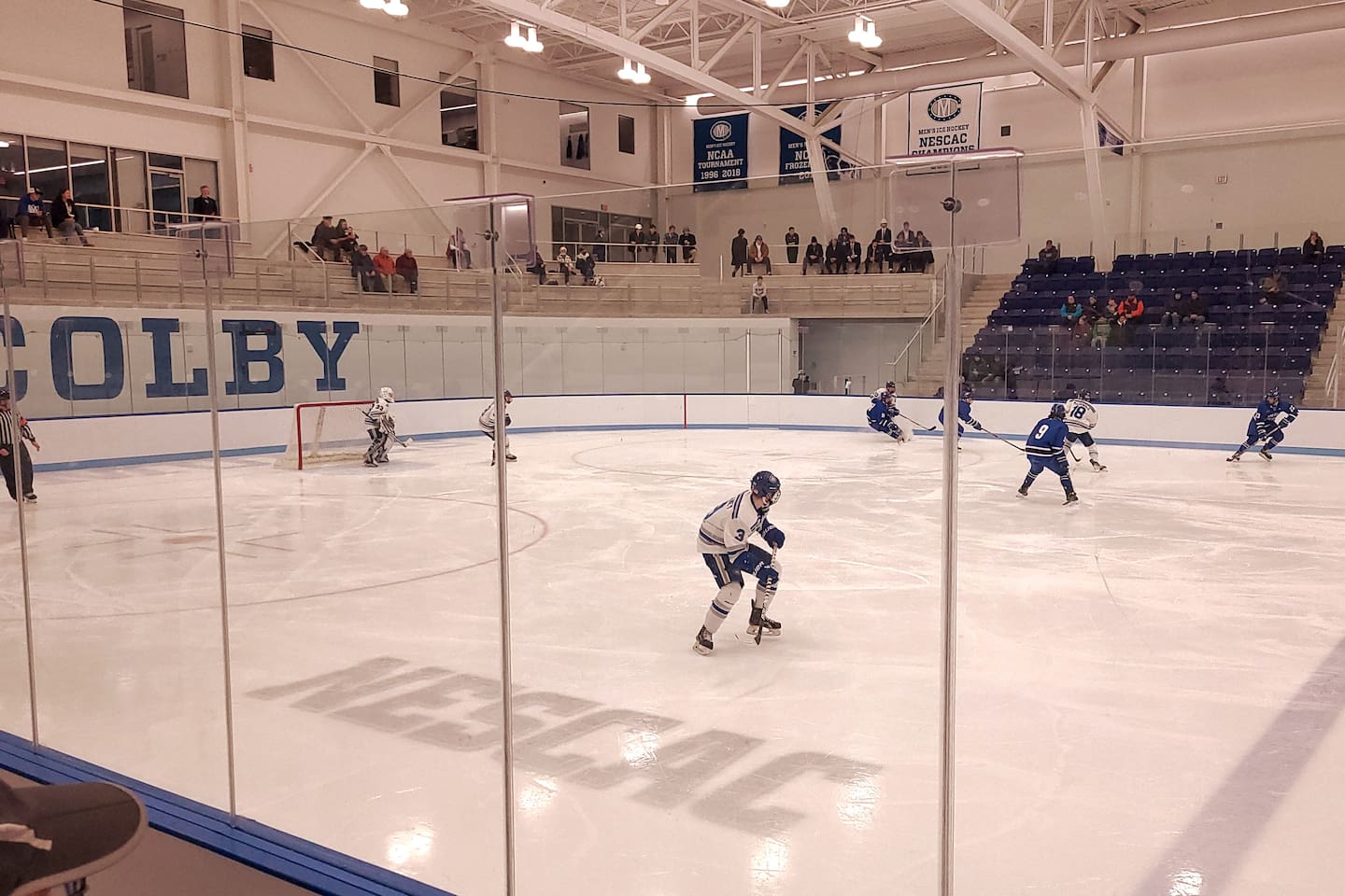 Experience the thrill of watching a Colby Hockey Game!