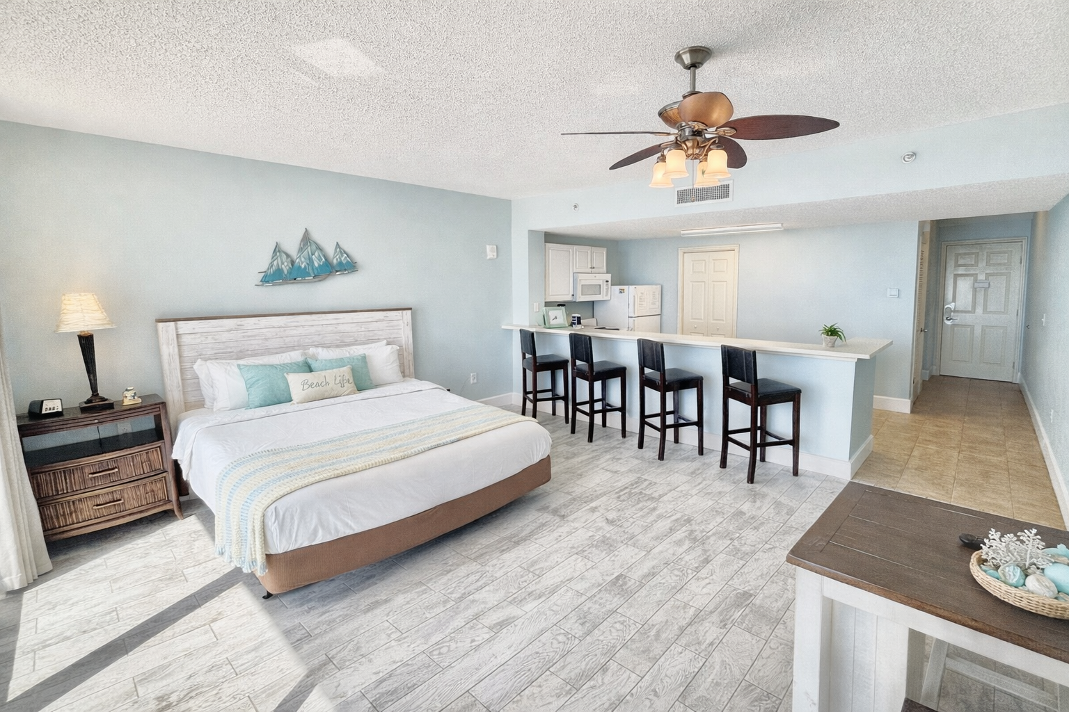 Studio with a very spacious feel