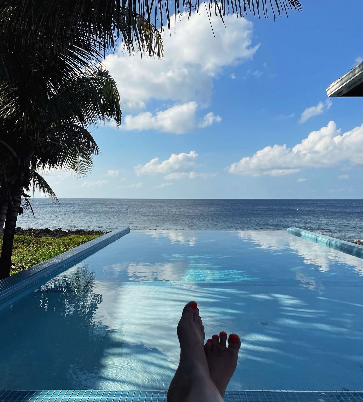 Soak in the limitless horizon from the edge of our crystal-clear infinity pool. Watch the turquoise Caribbean blend into the sky, offering unobstructed sunset views right from the water's edge. Pure paradise! 🌴🌊✨