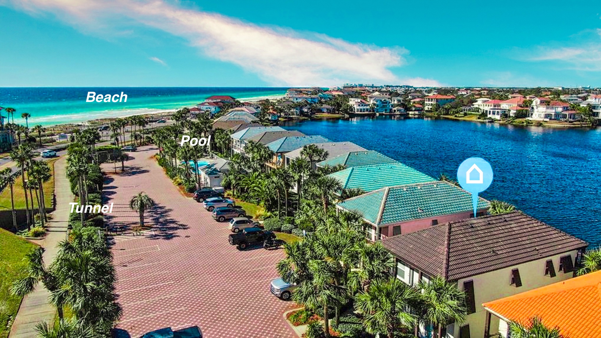 Book now to be just steps from the beautiful beach and Gulf waters, and so close to the swimming pool.