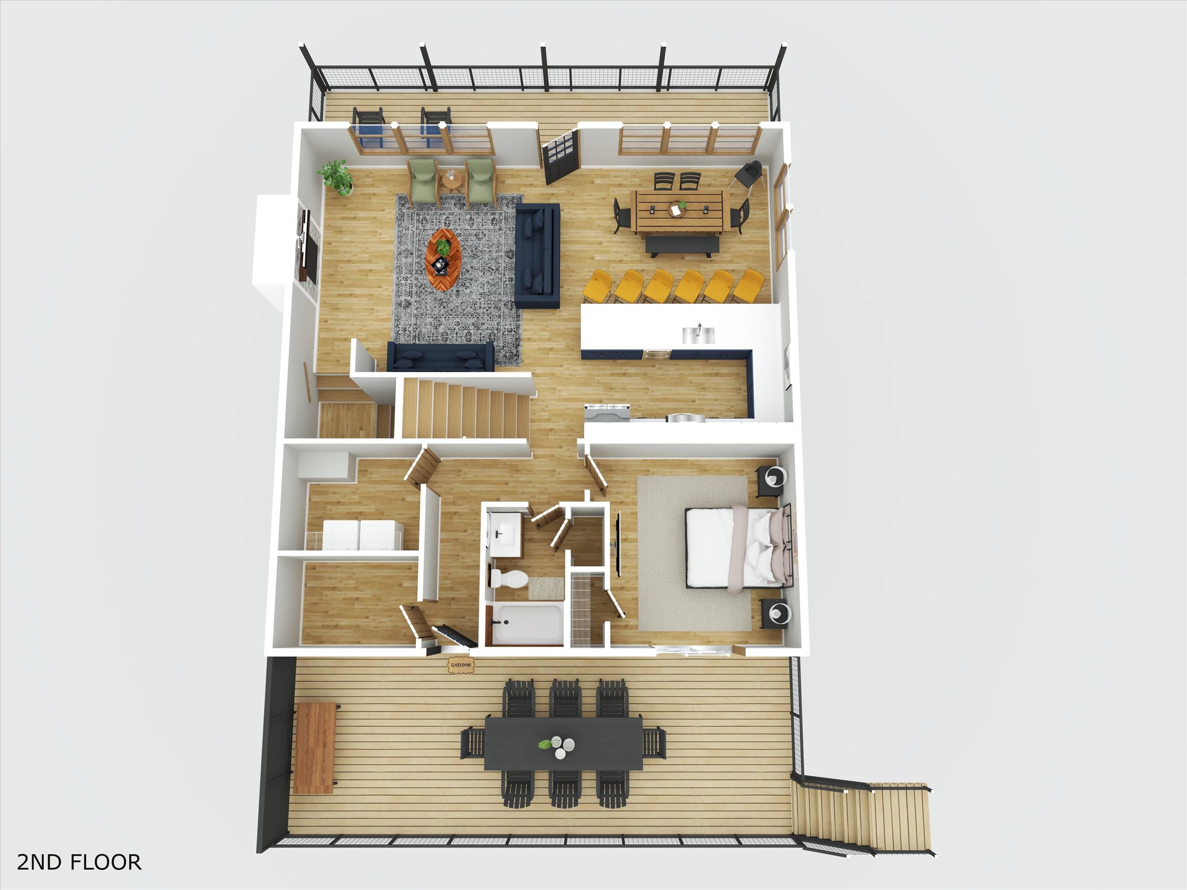 Main level floor plan