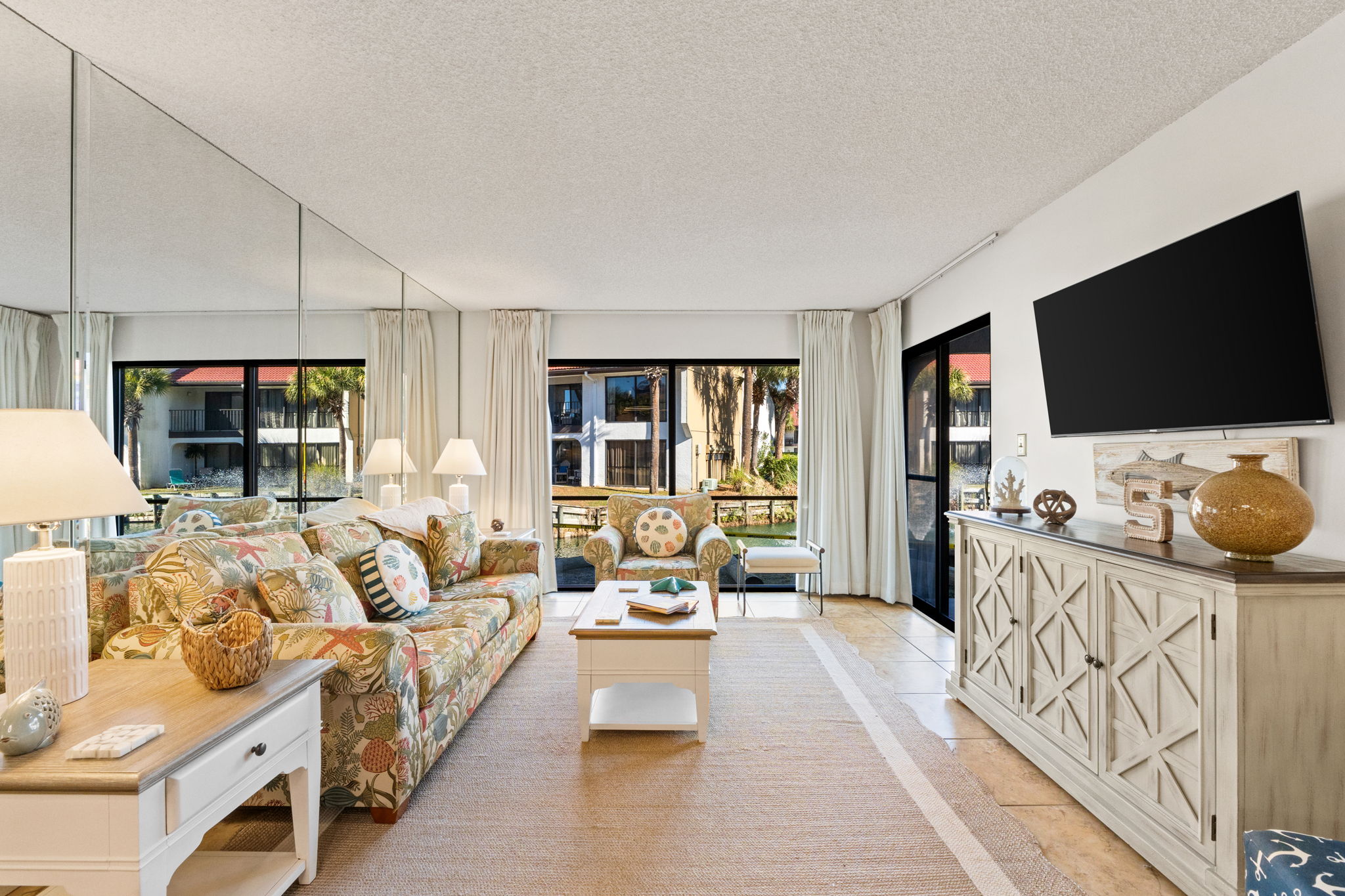 Living Room with Queen Sleeper Sofa