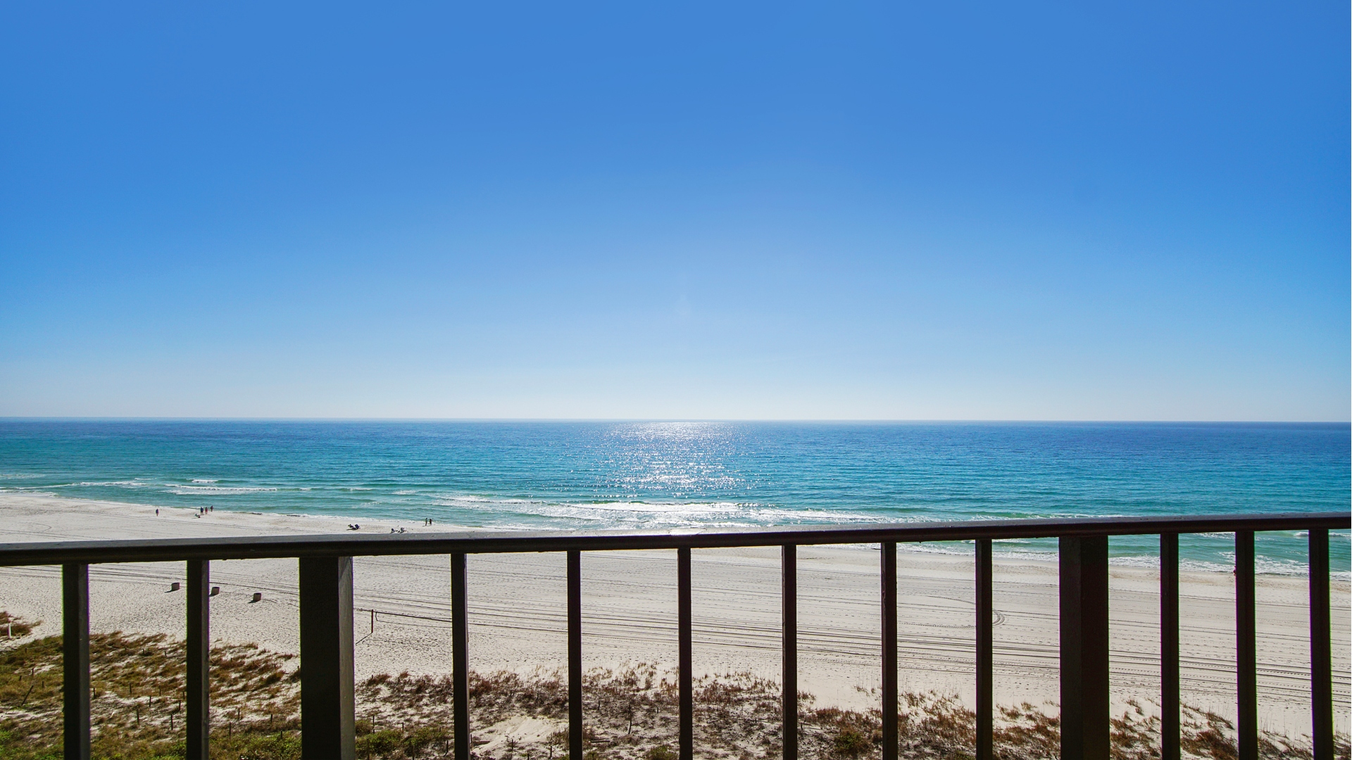 Private balcony with seating to enjoy the water view