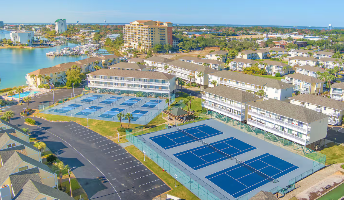 Tennis Courts (Unit is the top one over the far right tennis court)
