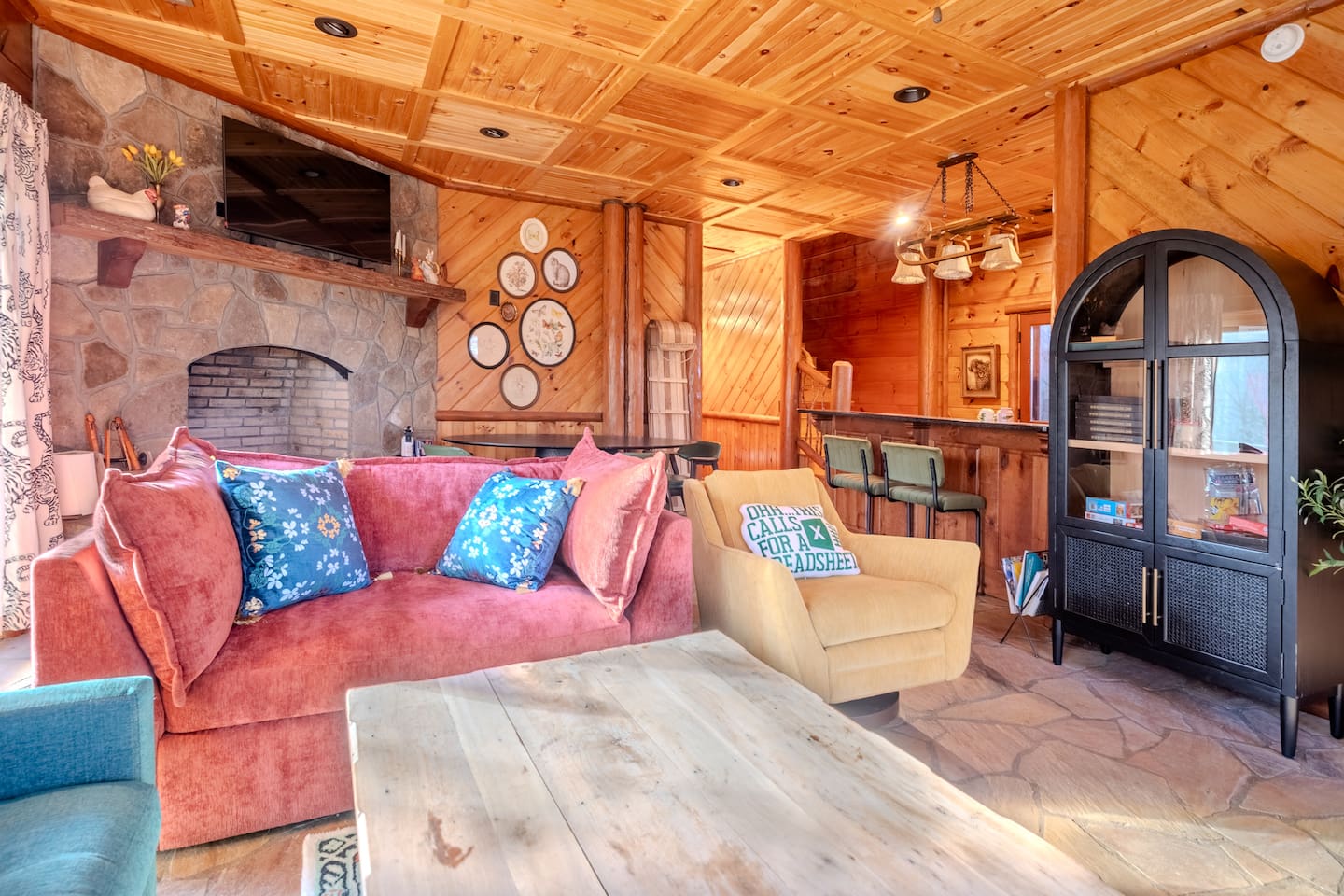 Bottom floor living space