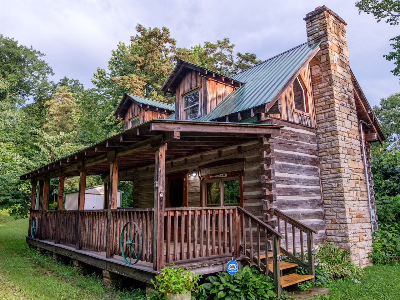 Quaint log cabin