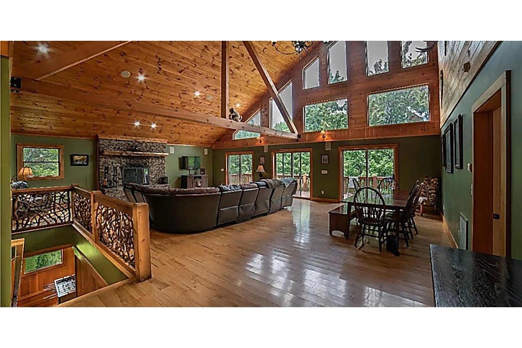 Rustic Cabin Lodge Living Room
