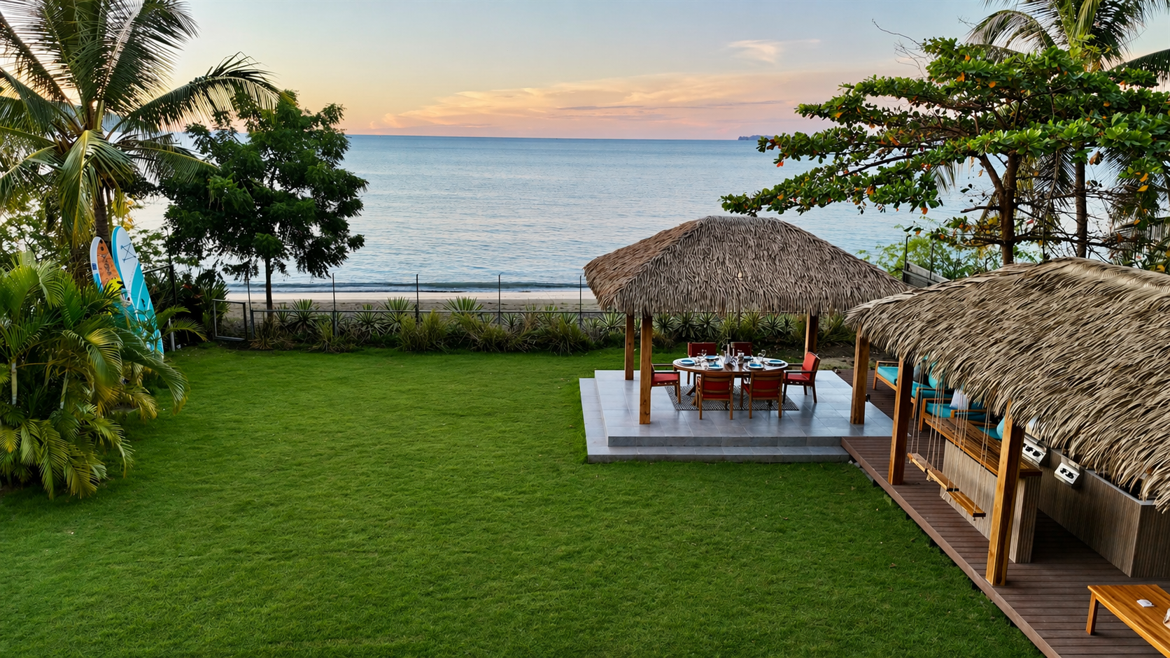 Dine under the Palapa