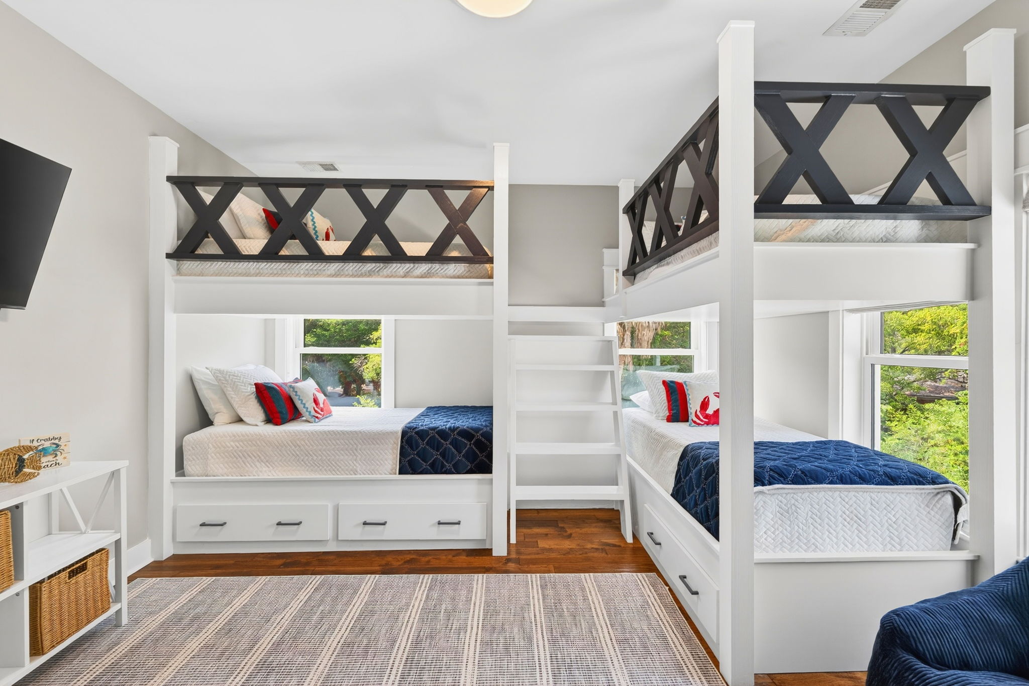 Bunk Room Bedroom 5 | Driftwood Dreams | 105 Forest Trail | Isle of Palms, SC | IOP Escapes