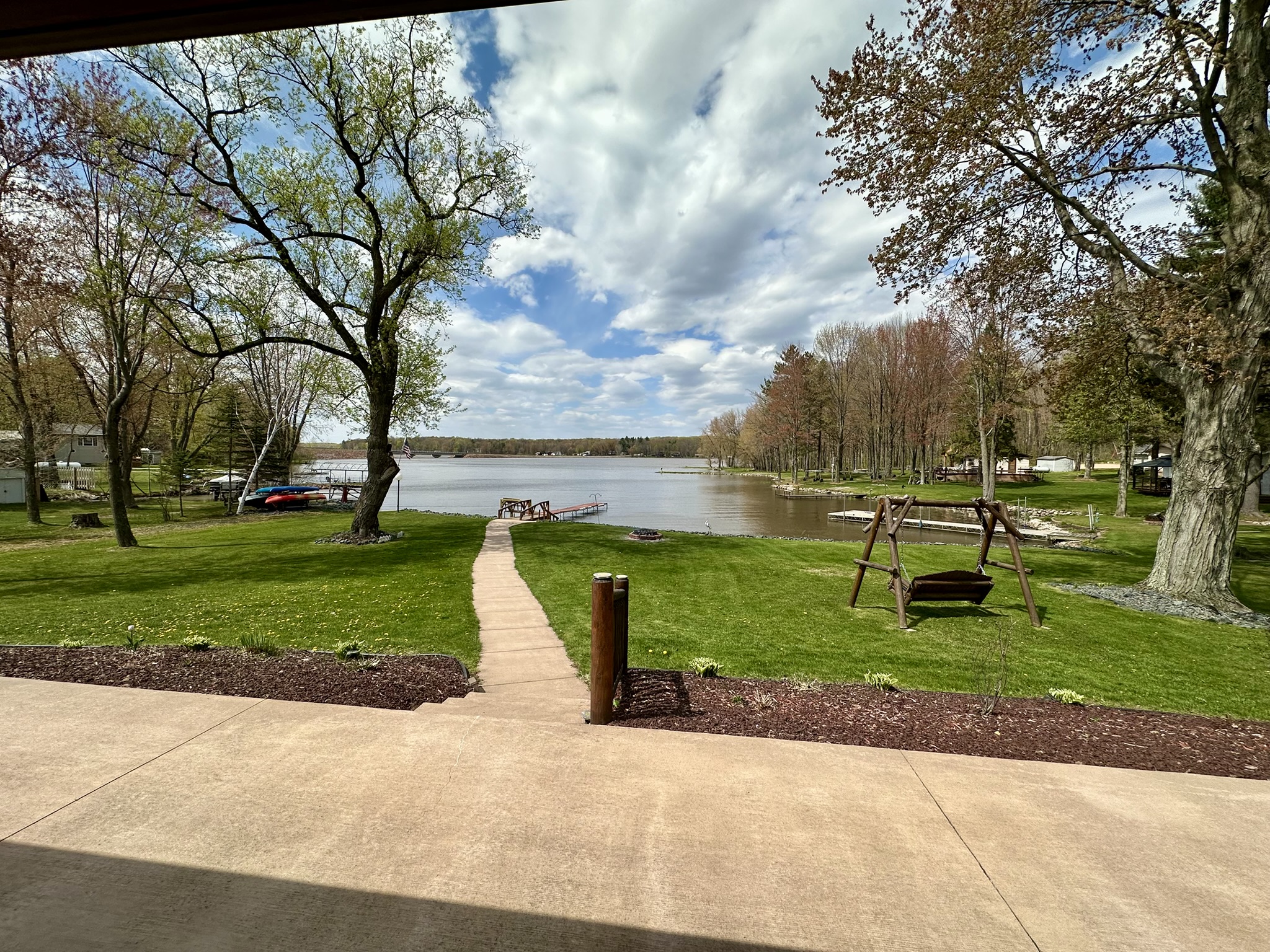 View to the Big Eau Pleine