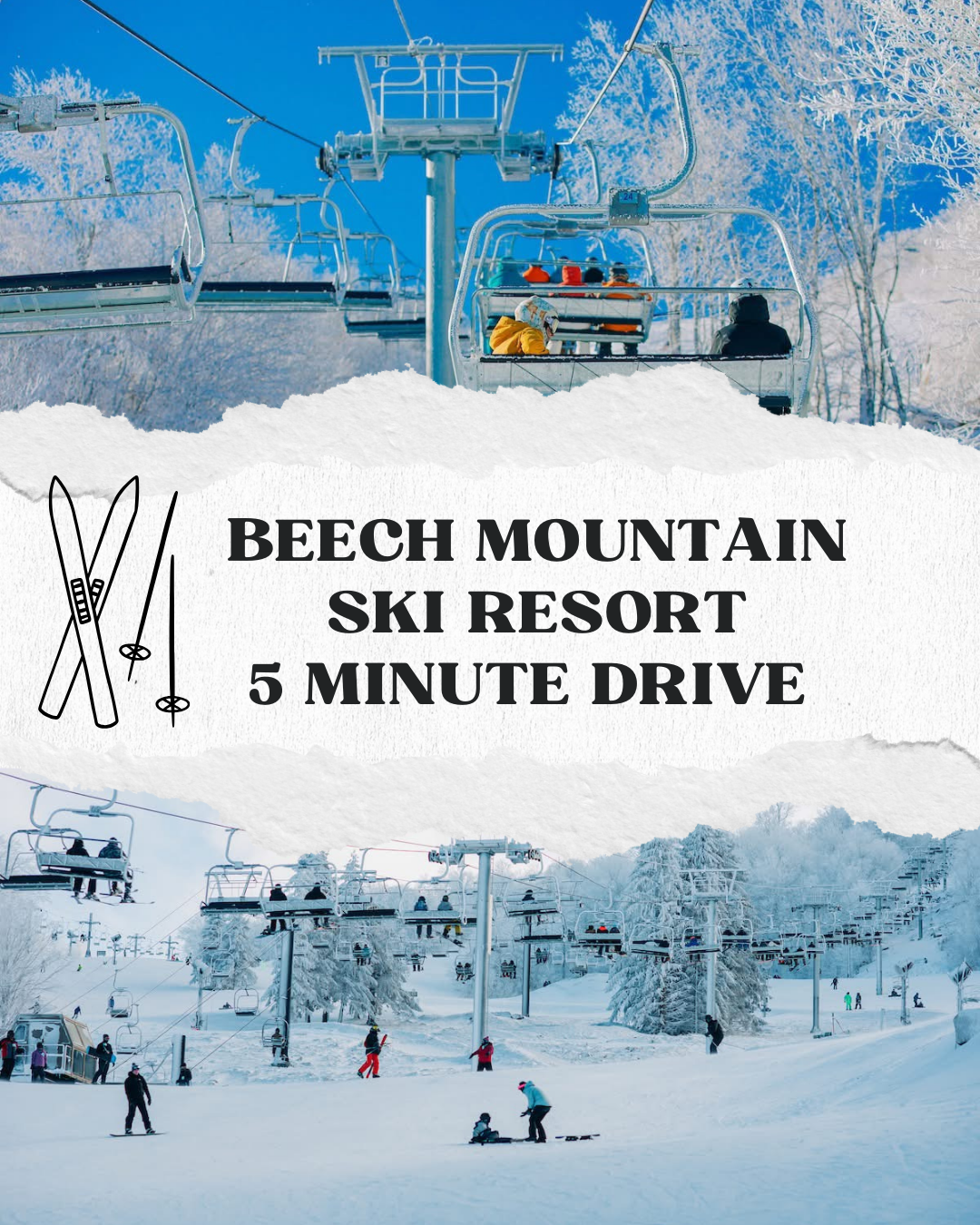 Drive against traffic on a busy day snag an early morning parking spot to hit the slopes.