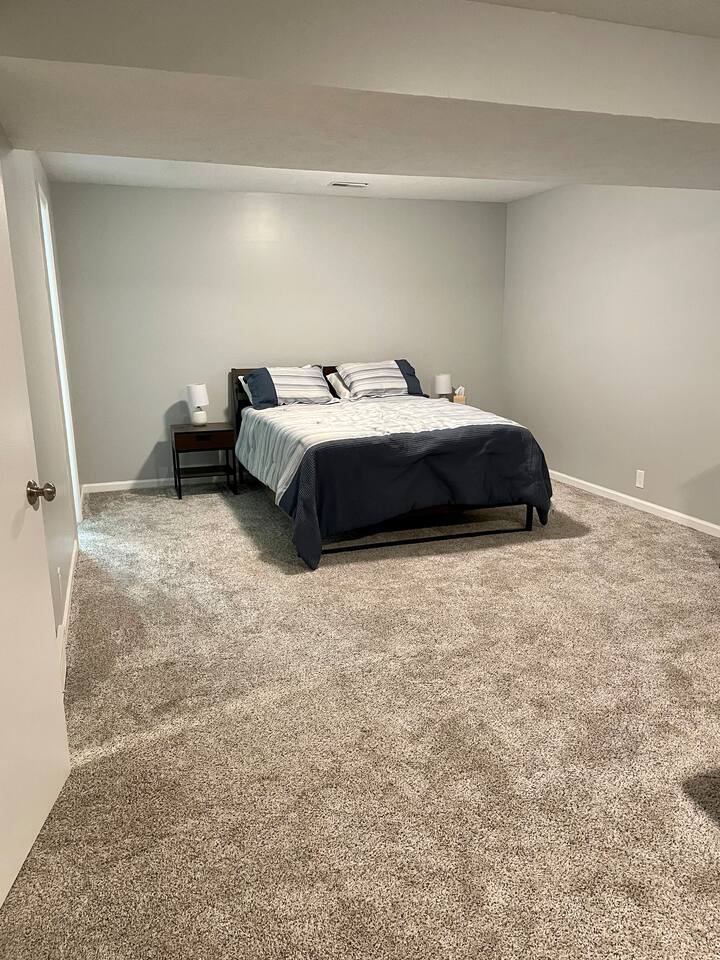 Basement bedroom