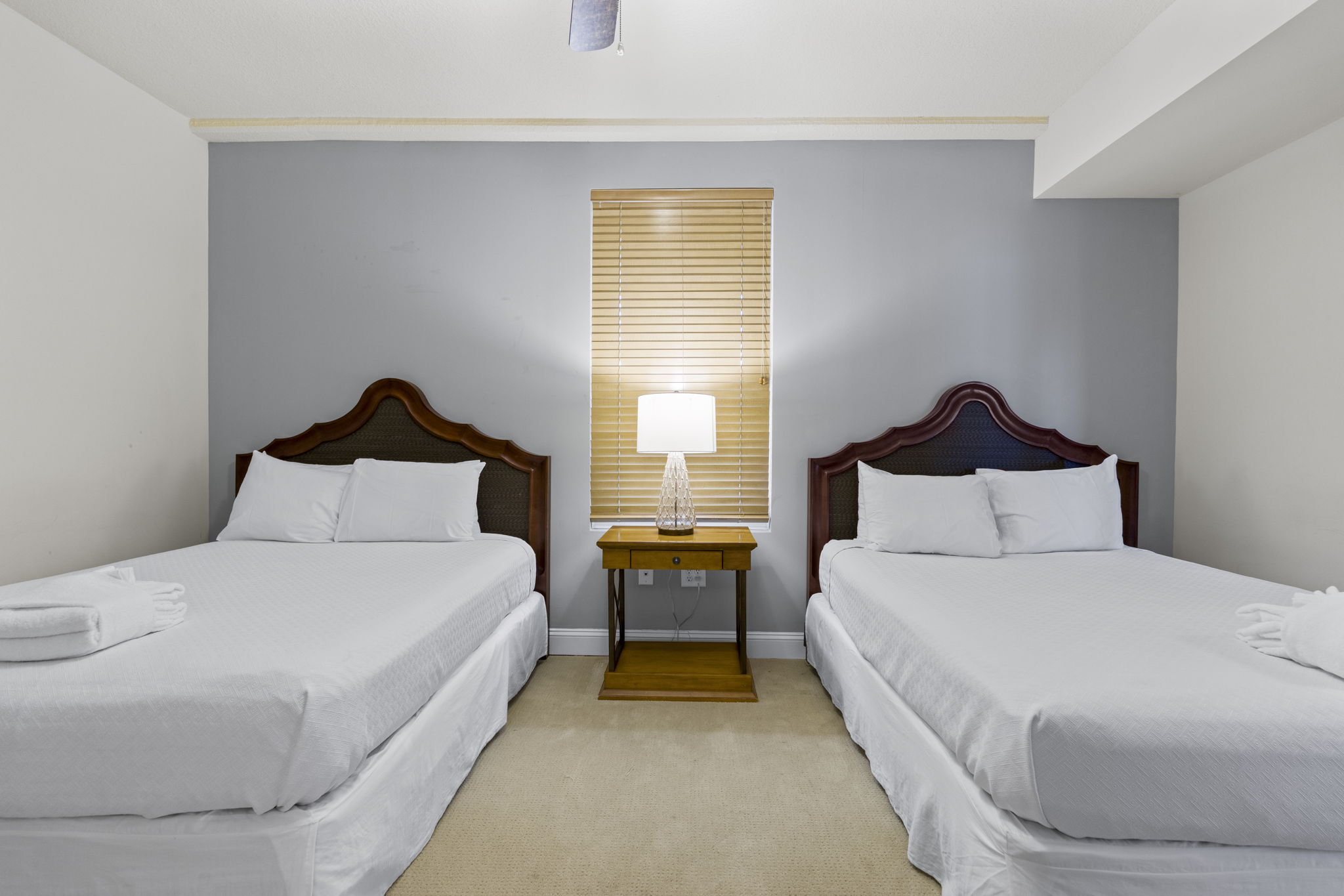 Guest bedroom with two queen beds