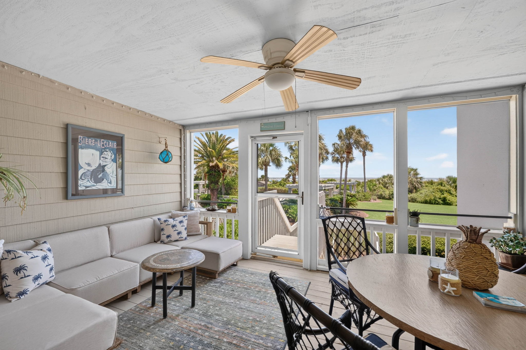 Screened porch | Oceans 22 | 22 Beach Club Villas, Wild Dunes | IOP Escapes