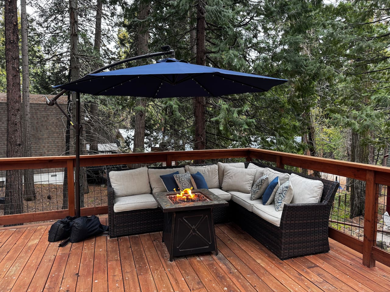 Rain or shine, sunny or shady, this space is a great one to hang out. 