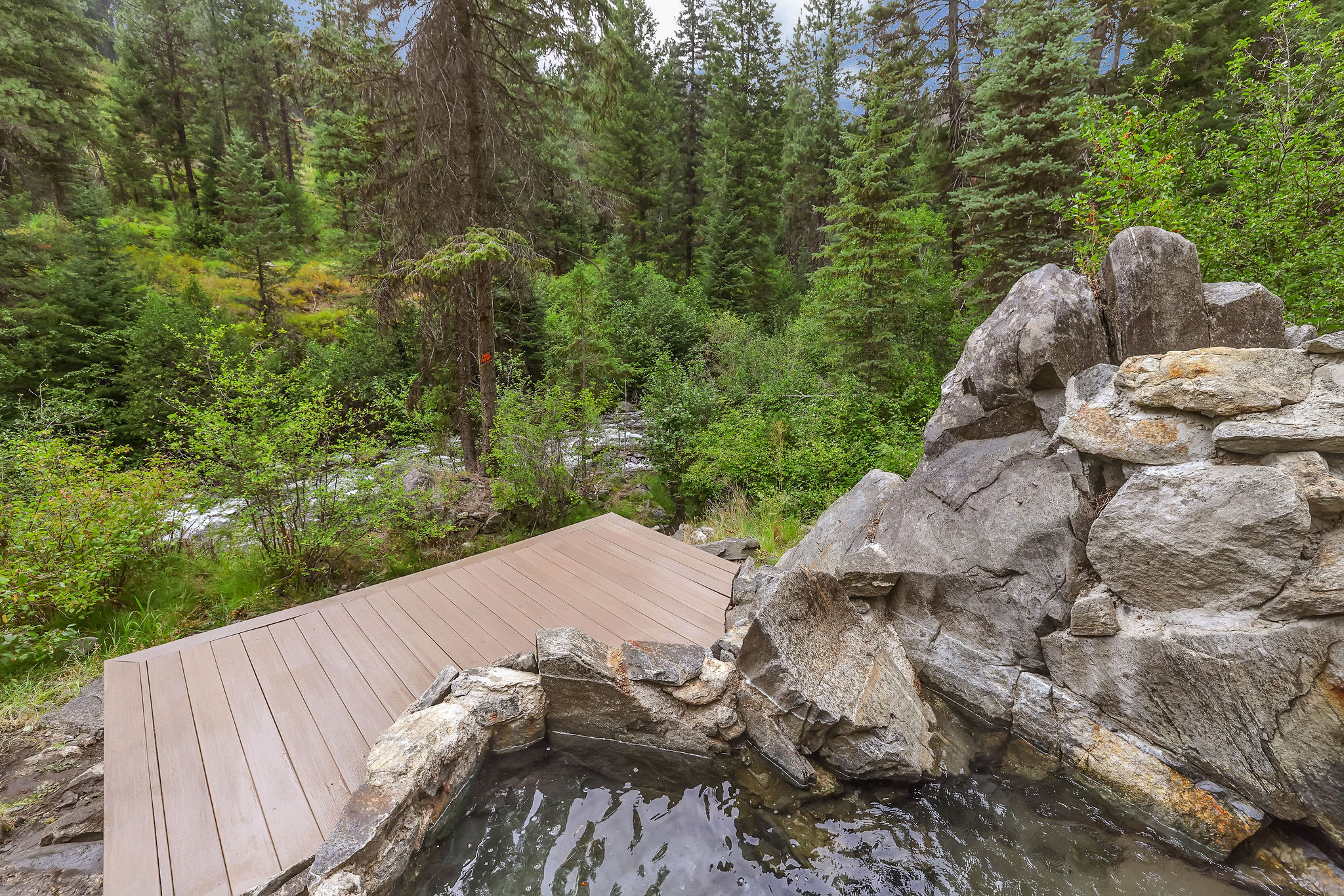 Rest while listening to the river run by