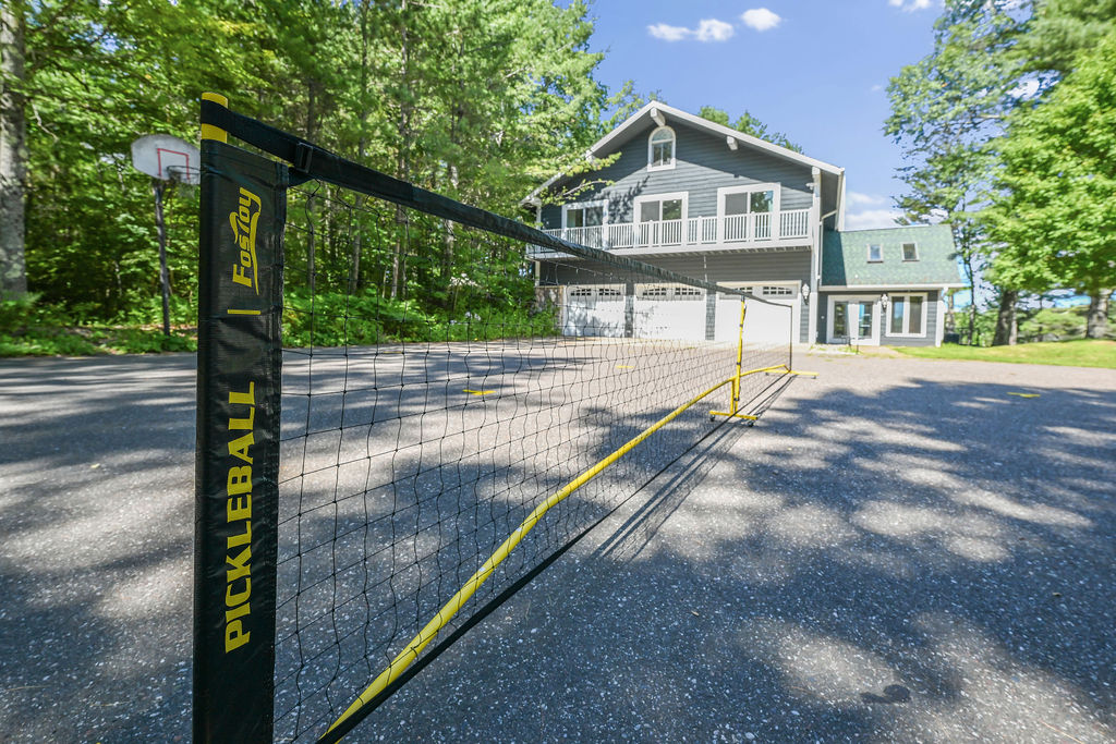 Driveway pickleball court
