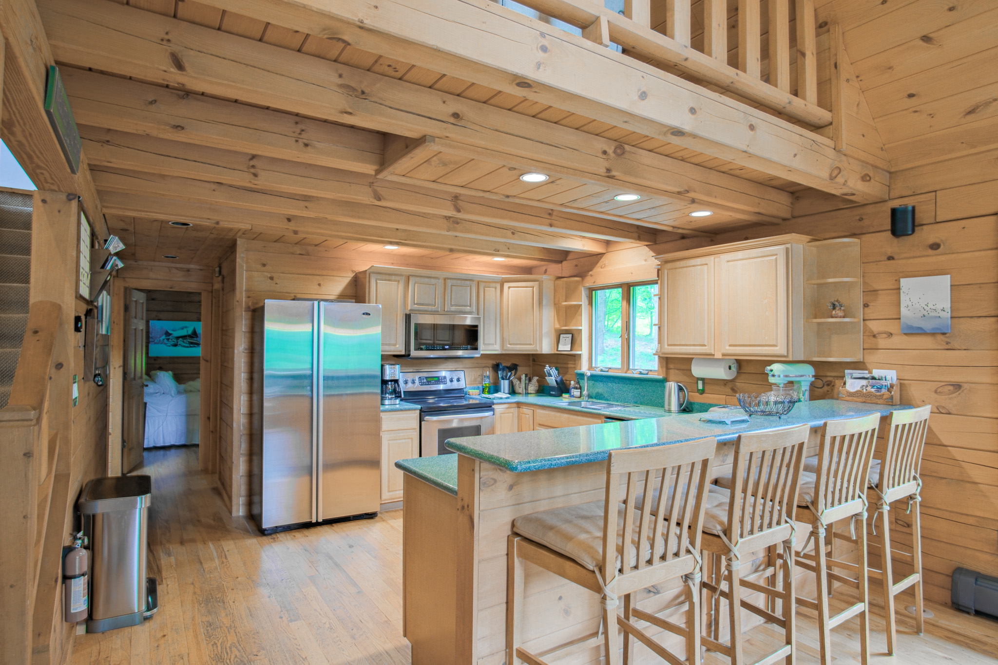 Our kitchen is fully equipped with virtually everything you need to cook, bake, and have the loveliest time with friends and family