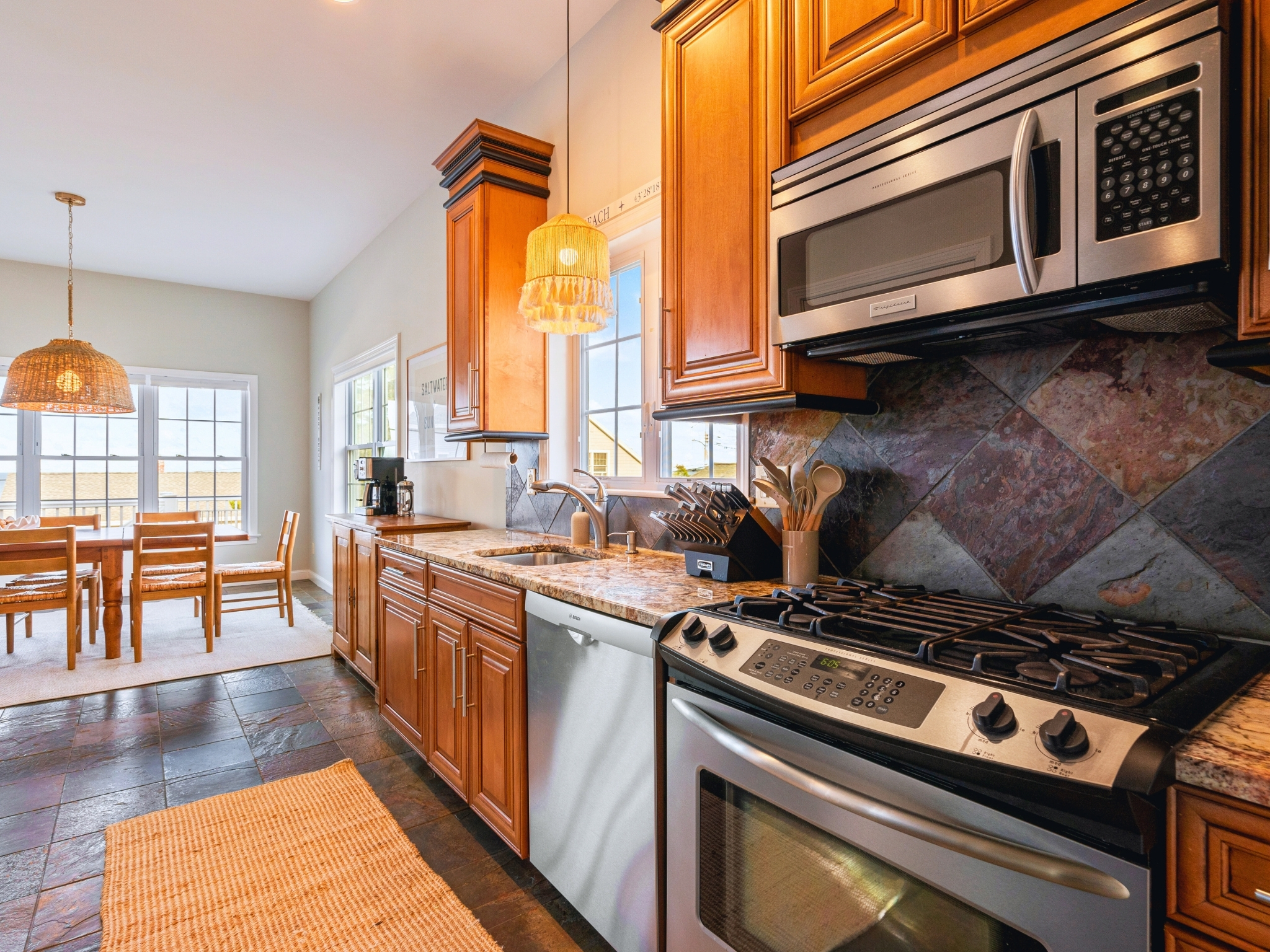 Our kitchen area is a blend of style and function, designed to inspire every meal!