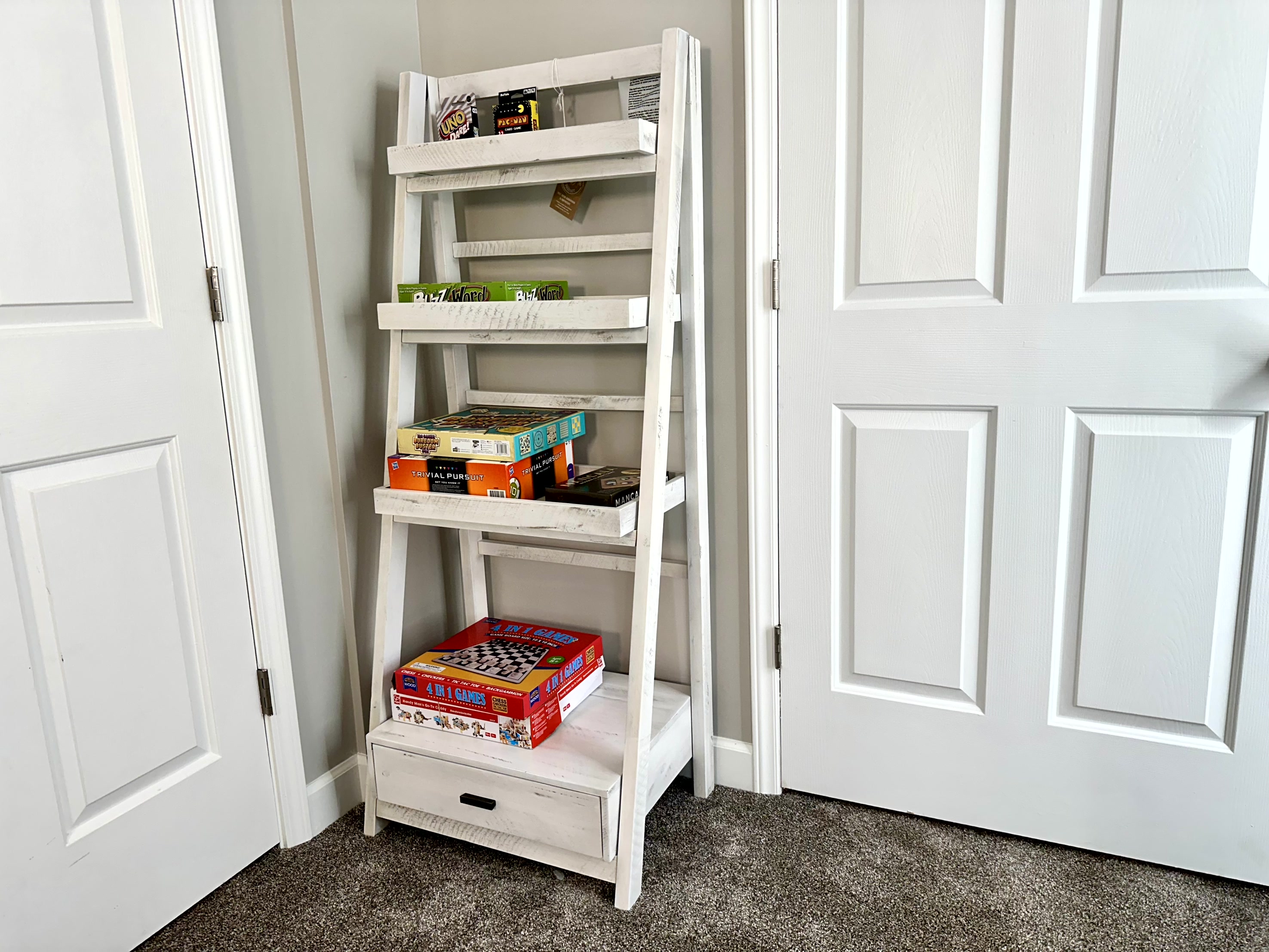 board games and books for rainy-day entertainment