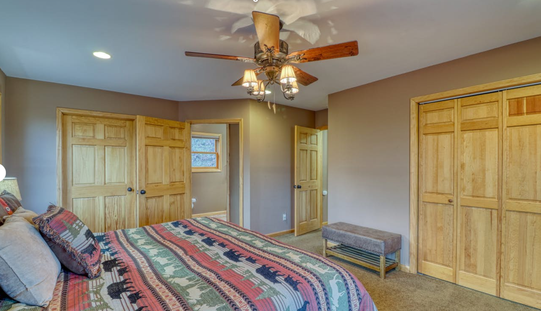 Master bedroom main floor