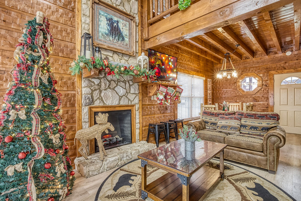 Decorated for Christmas from mid Nov to early Feb