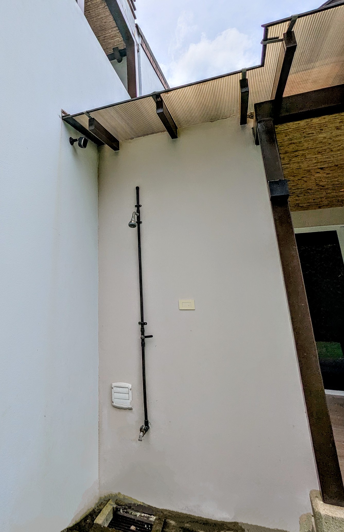 Outdoor Shower to rinse all the sand off