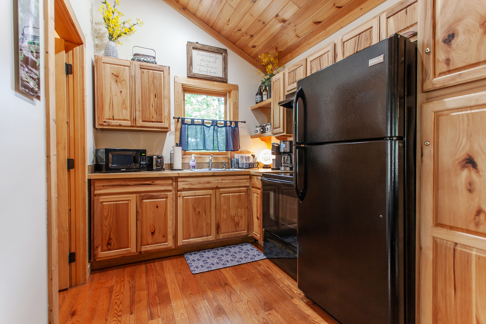 Fully stocked kitchen