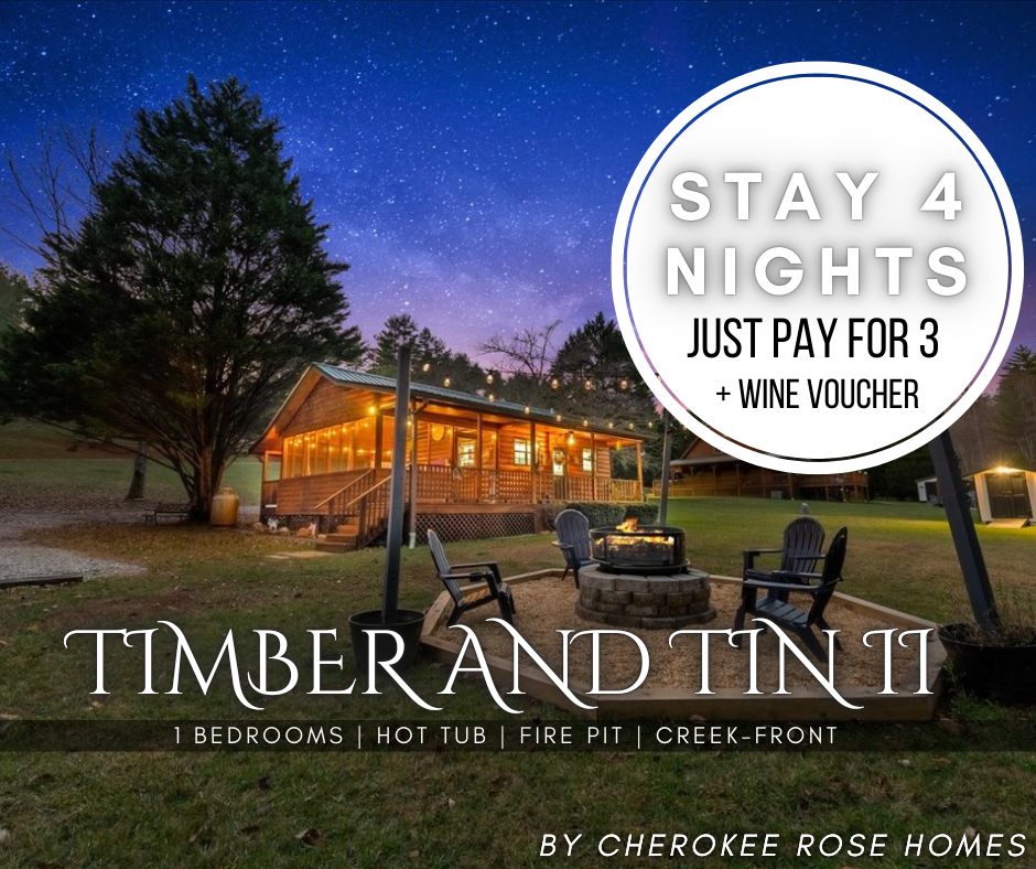 Stay 4 nights and pay for only 3. Valid for stays through April 2026. Send us a message to learn more.