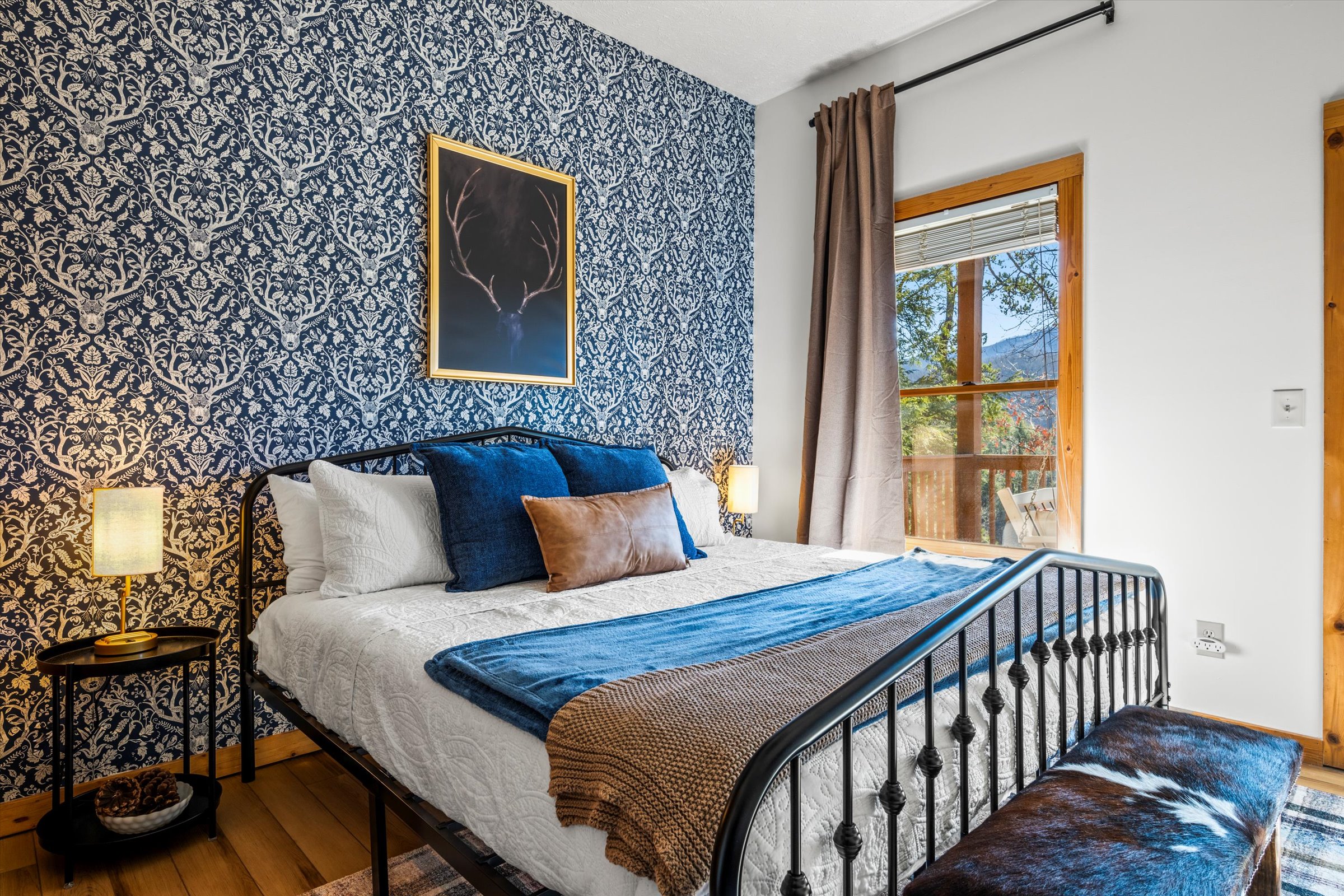 Our designer-remodeled King suite has plenty of style and character!