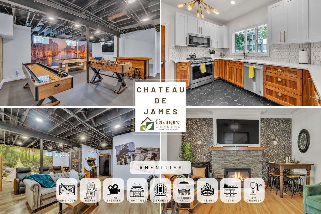 Welcome to the Chateau de James, Ann Arbor's Largest Vacation Rental