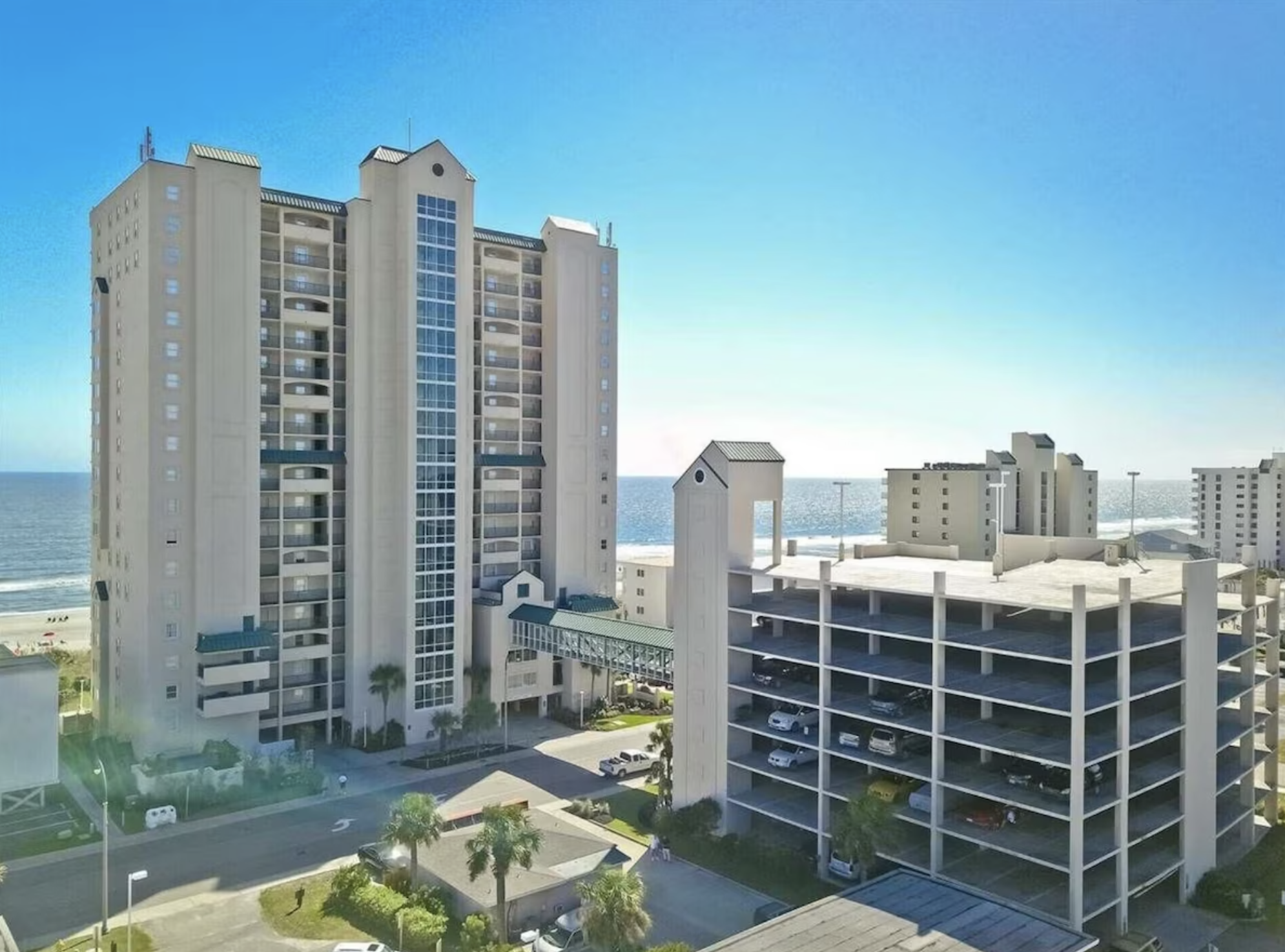 View of building/ Parking Garage