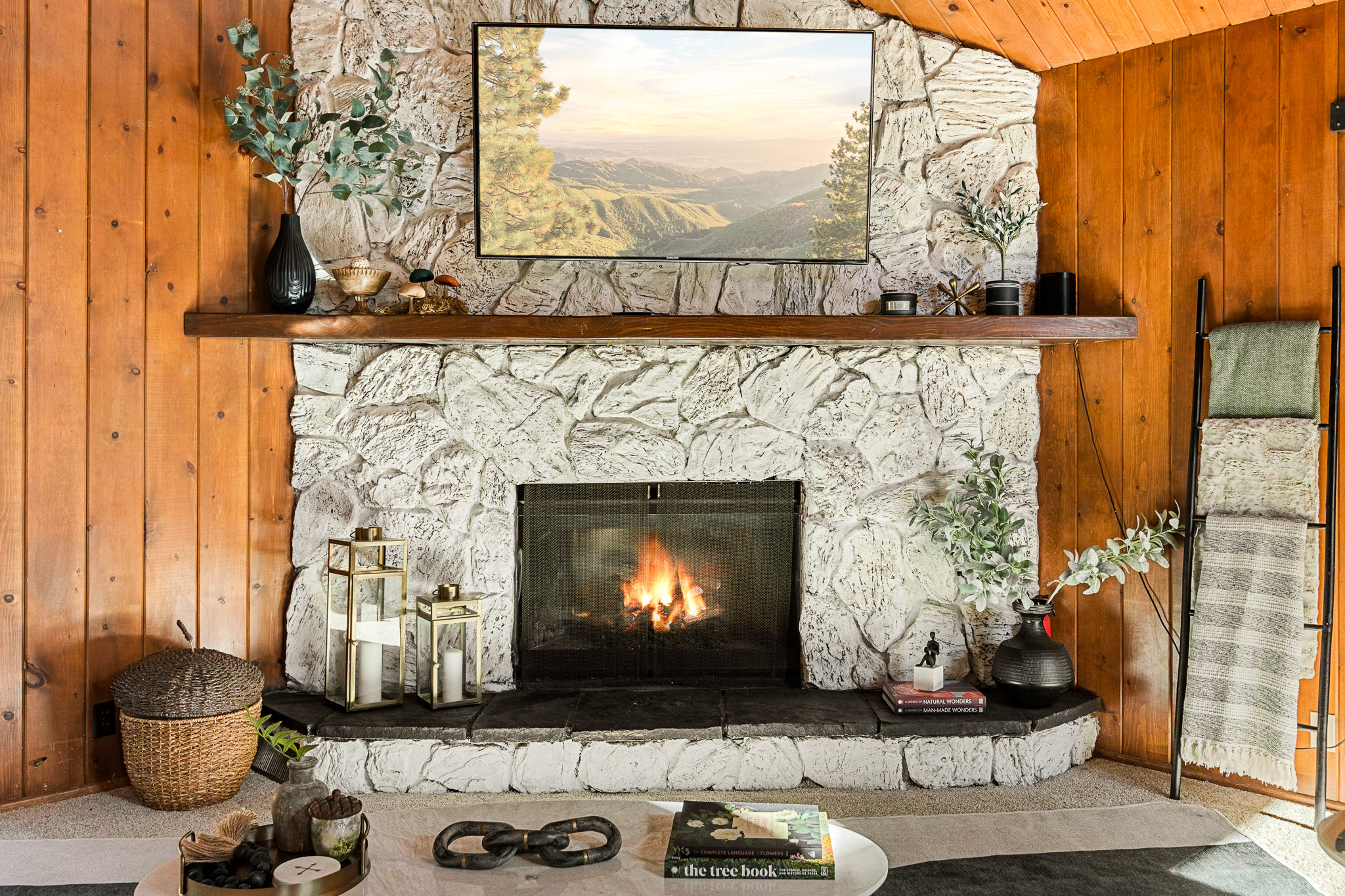 With no attention to detail spared, enjoy relaxing in front of a warm fire on your next Lake Arrowhead getaway.