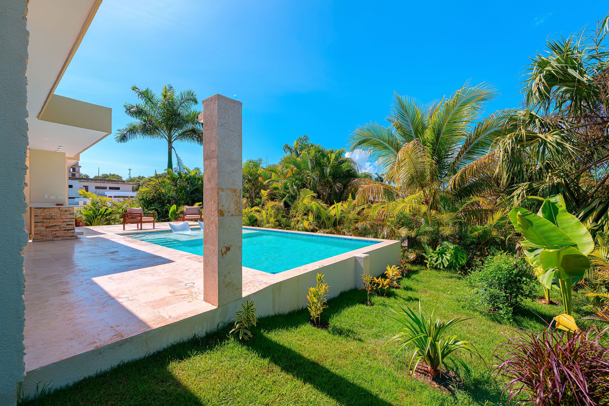 Pool and Pool shower