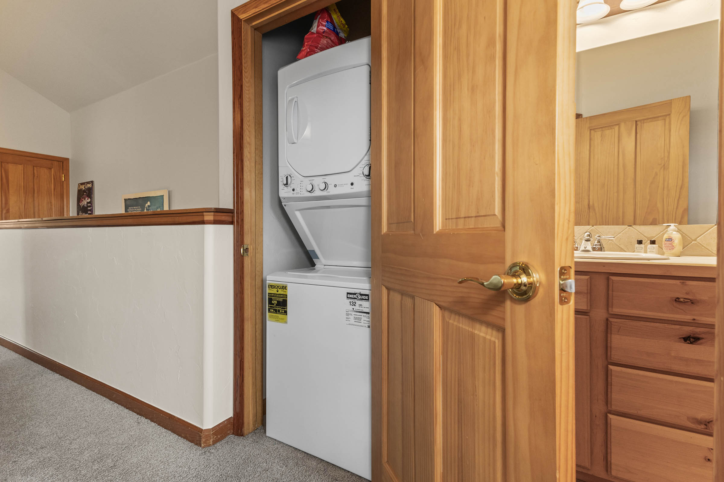 Upstairs Washer and Dryer