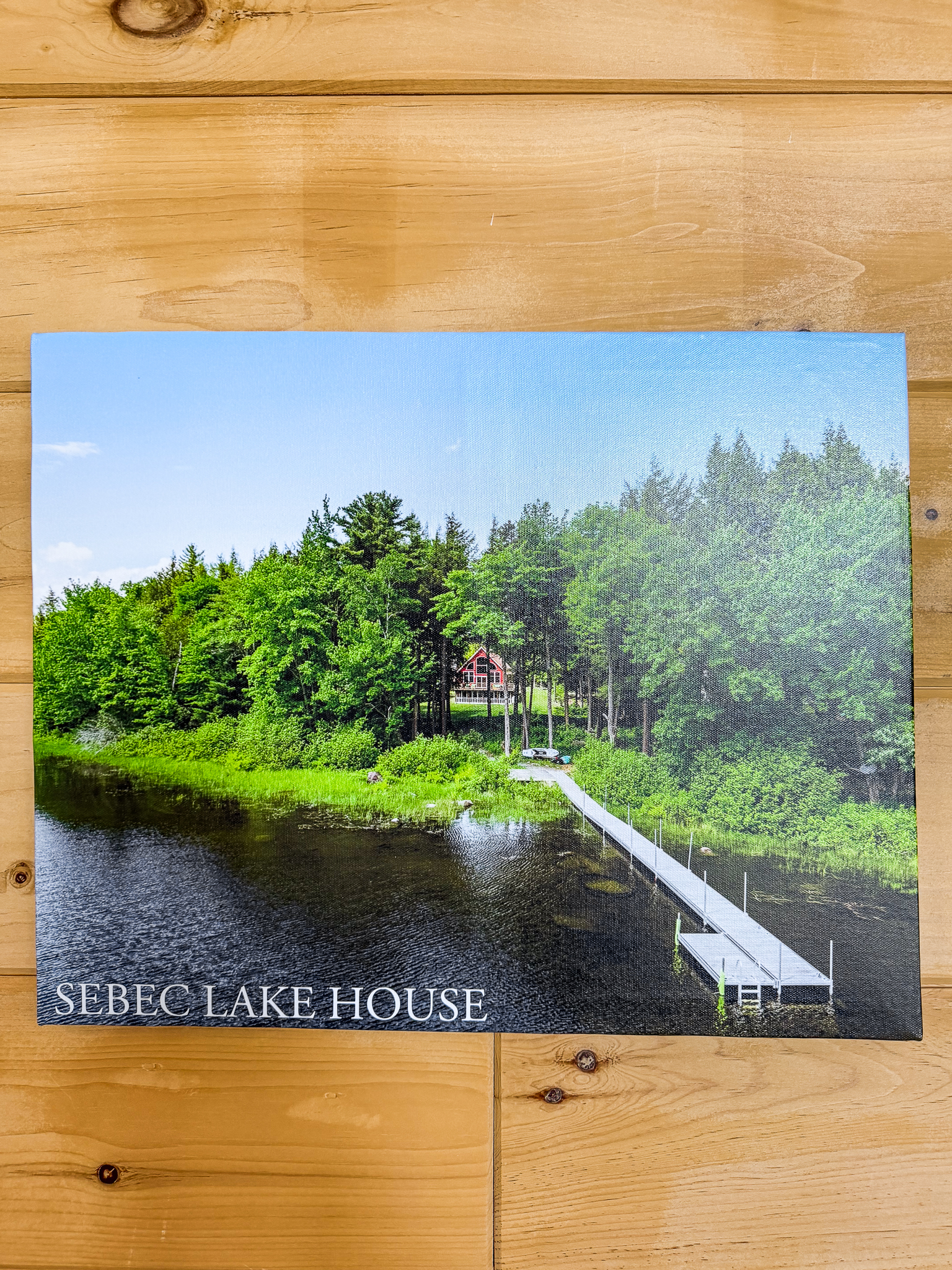 Sebec Lake House Print