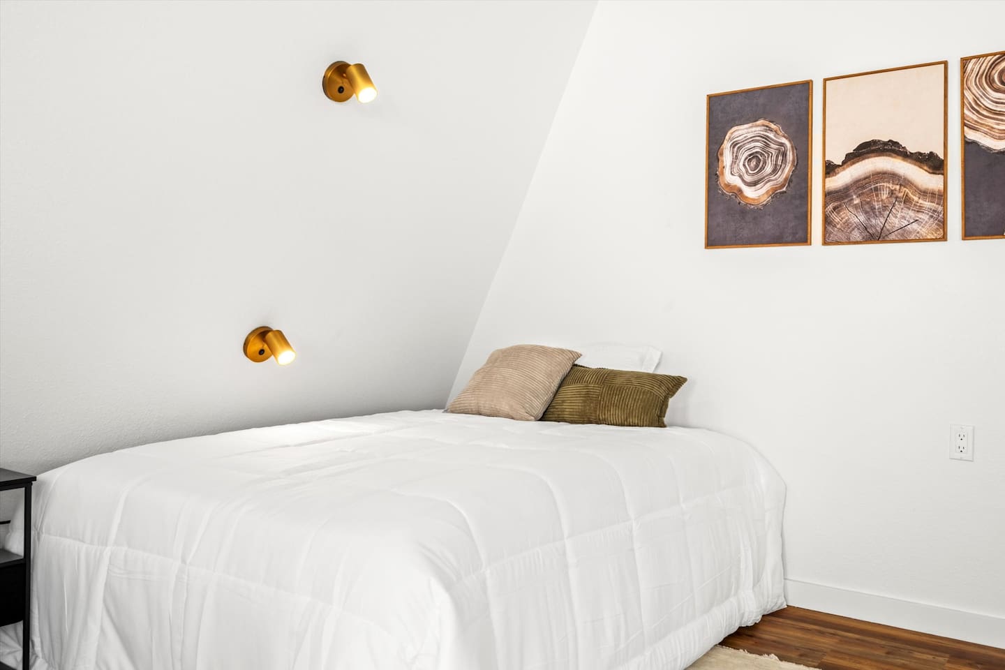 Curl up in this cozy nook with soft lighting and peaceful vibes.