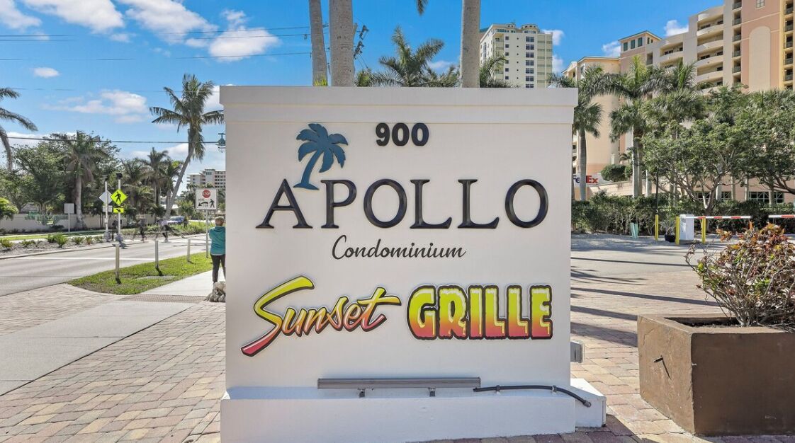 Entry Sign & address