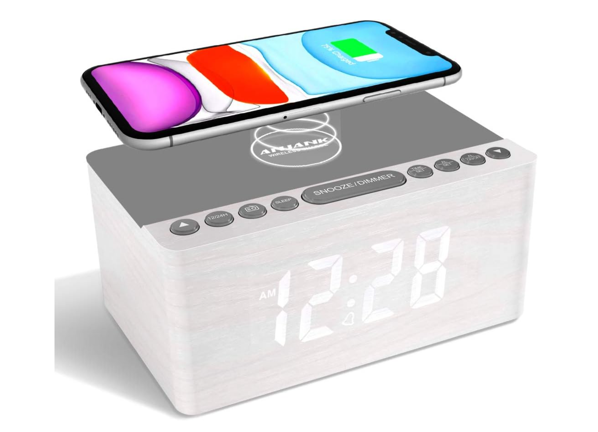 Enjoy the wireless charger if your phone is compatible and forget about cables laying around....