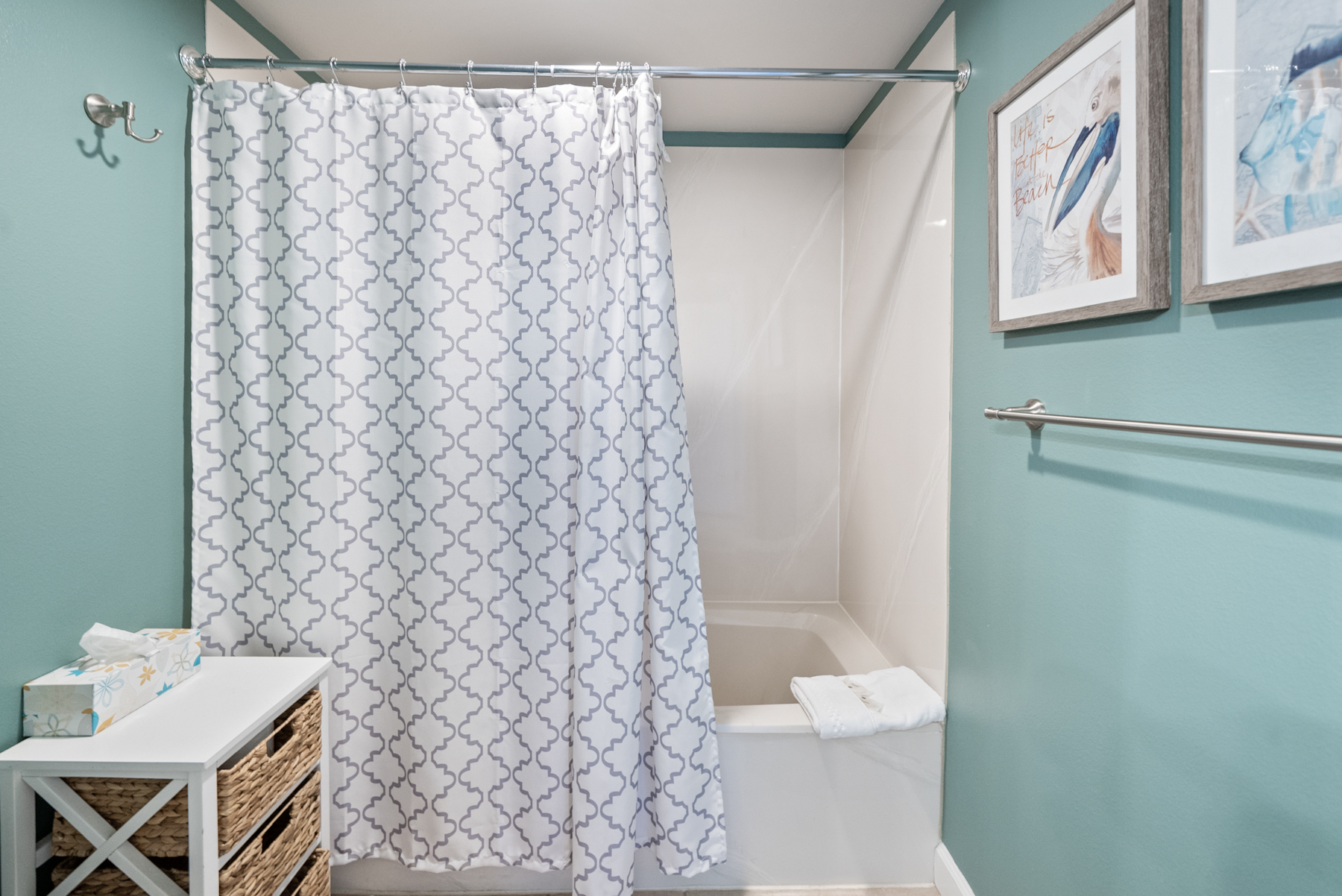 Ocean Oasis with oversized soaking tub