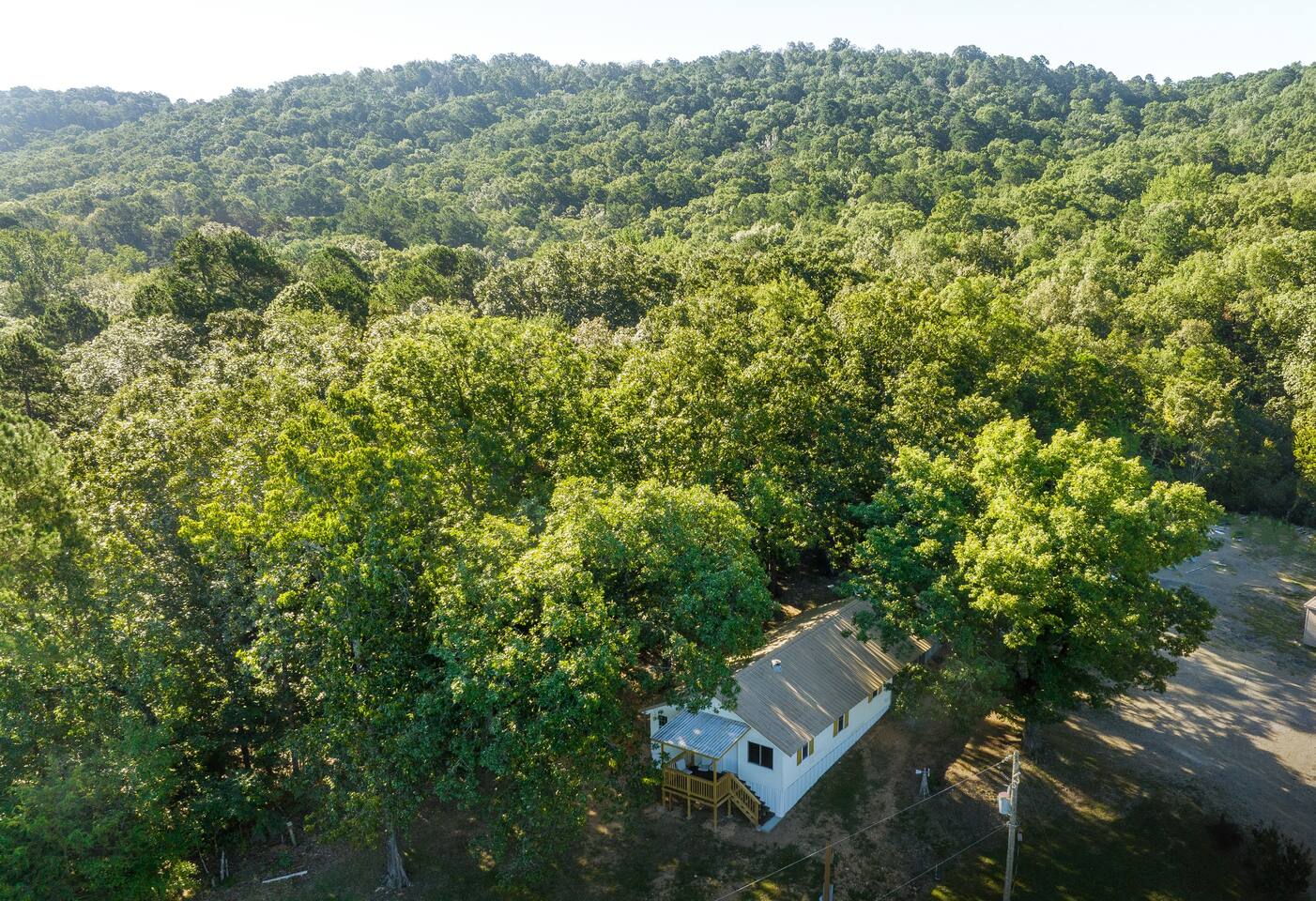 Farmhouse with beautiful Bald Mountain in the background