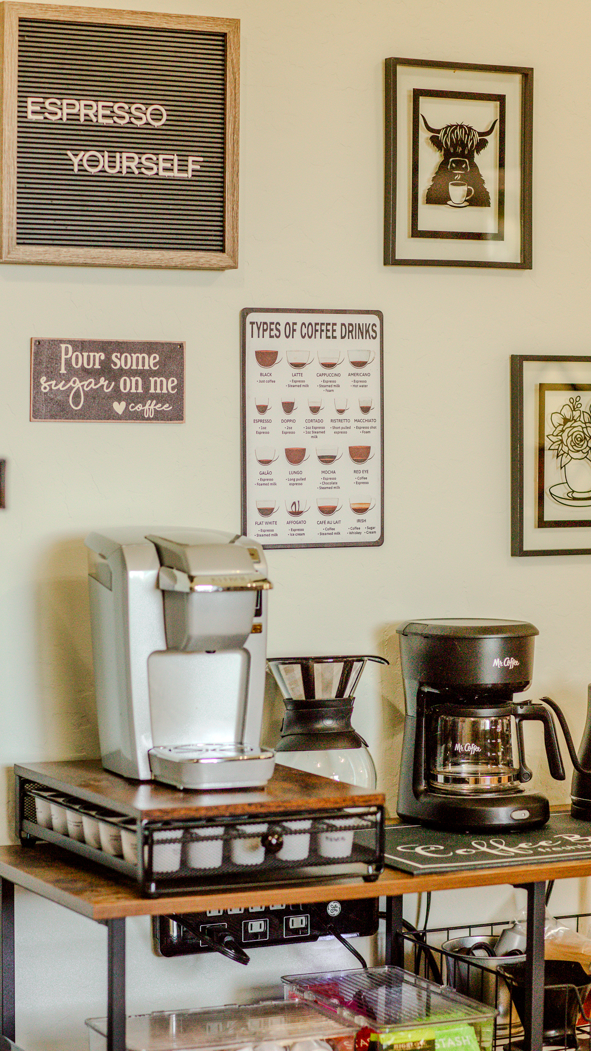 Coffee Bar in Kitchen