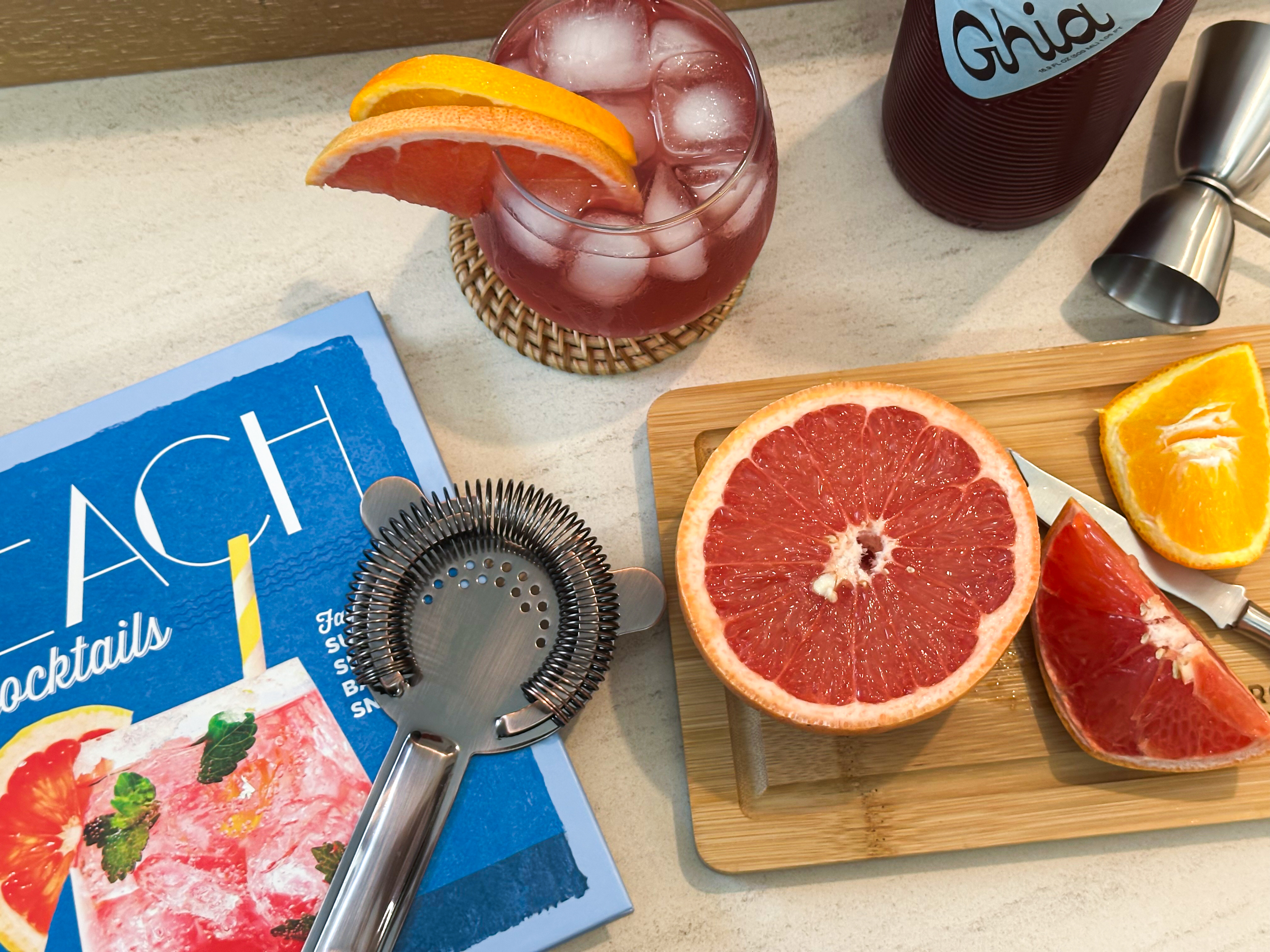 Flip through the cocktail book to discover a new favorite drink.