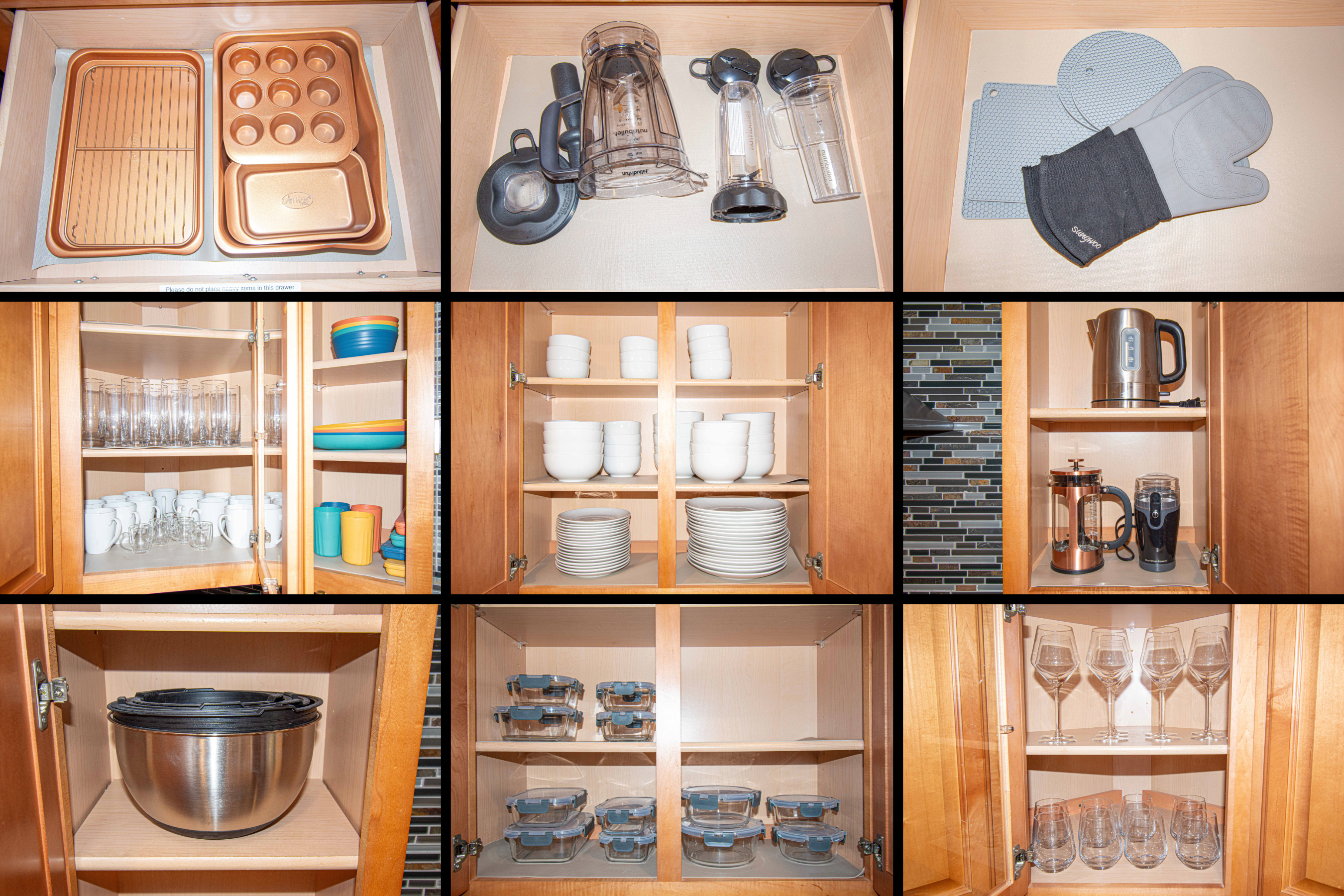 Welcome to culinary bliss! We offer a fully stocked kitchen, featuring top-notch cookware, vibrant utensils, and sleek appliances. Whether you’re a seasoned chef or a casual cook, you’ll find everything you need to create delicious meals and enjoy!