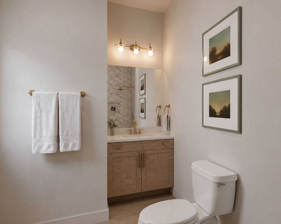 Bathroom #9 | Half Bath | Rendering